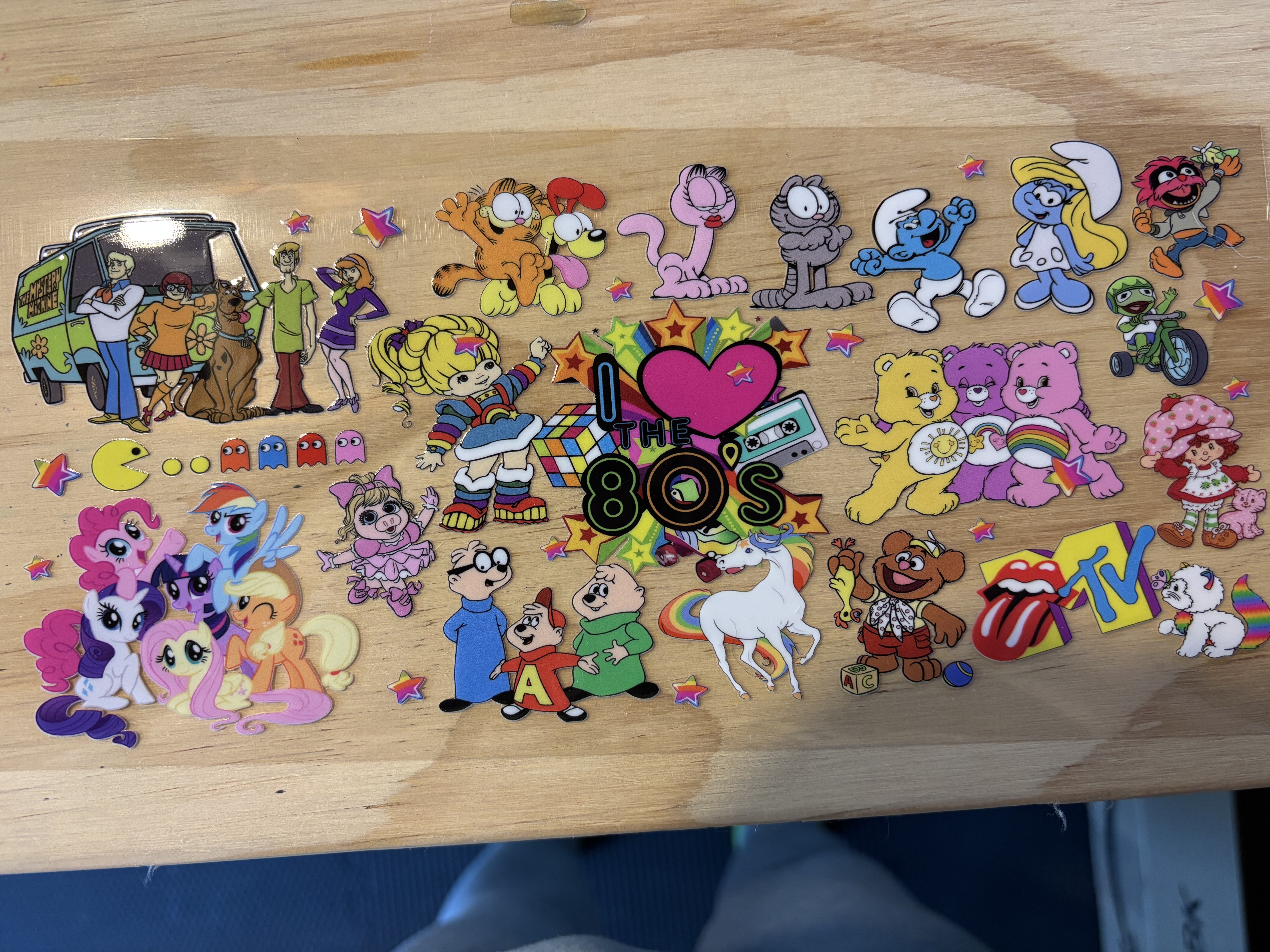 80s Baby UVDTF Cup Wrap