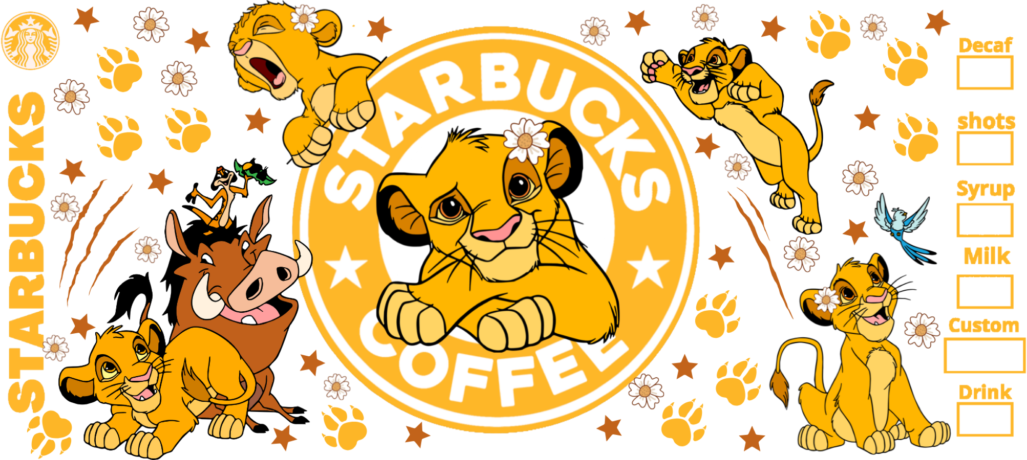 Simba Starbucks UVDTF 