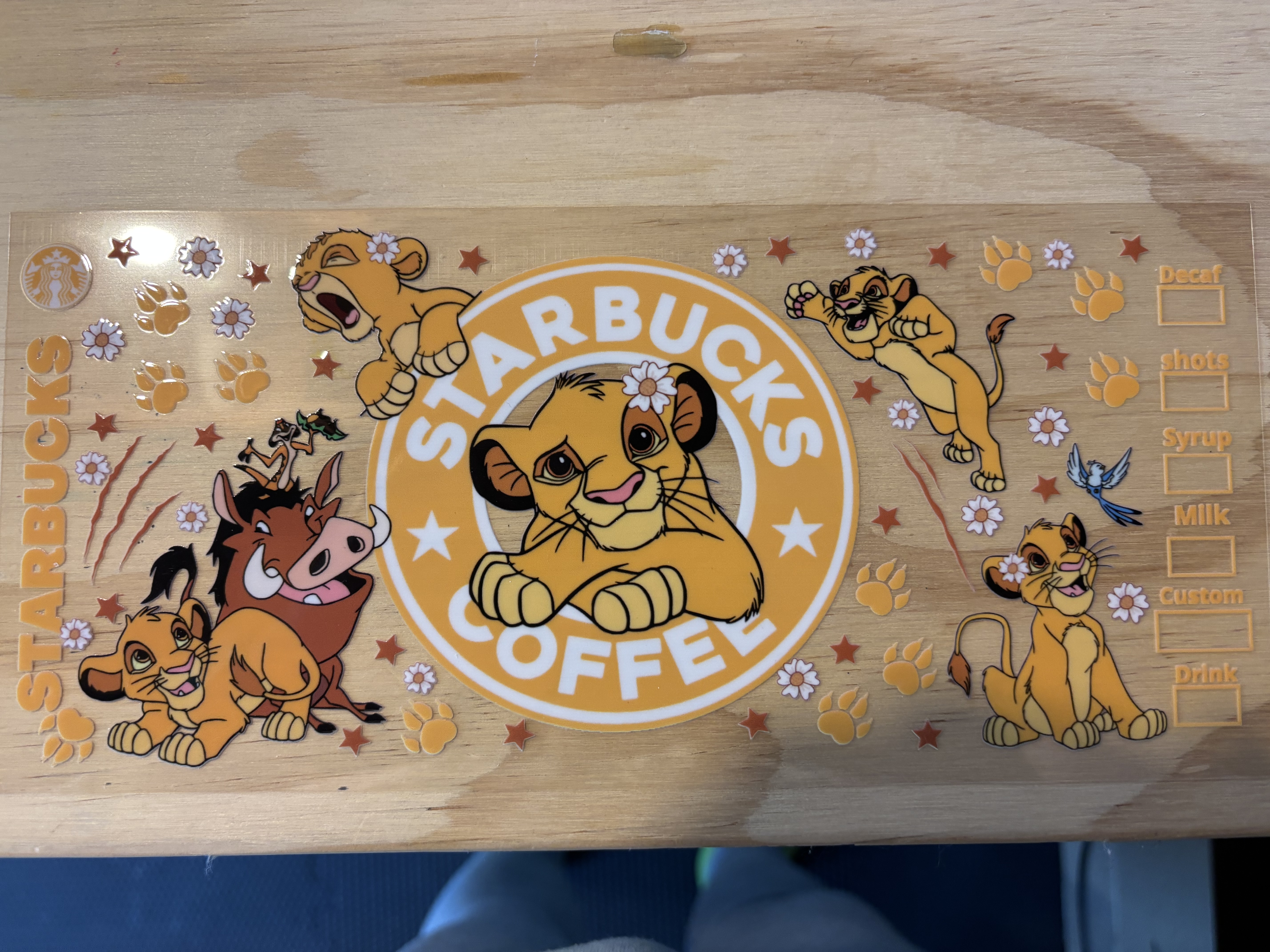 Simba Starbucks UVDTF 