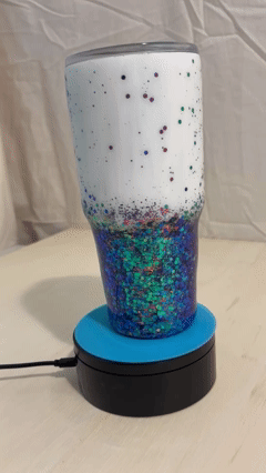 Mermaid glitter Resin Tumbler