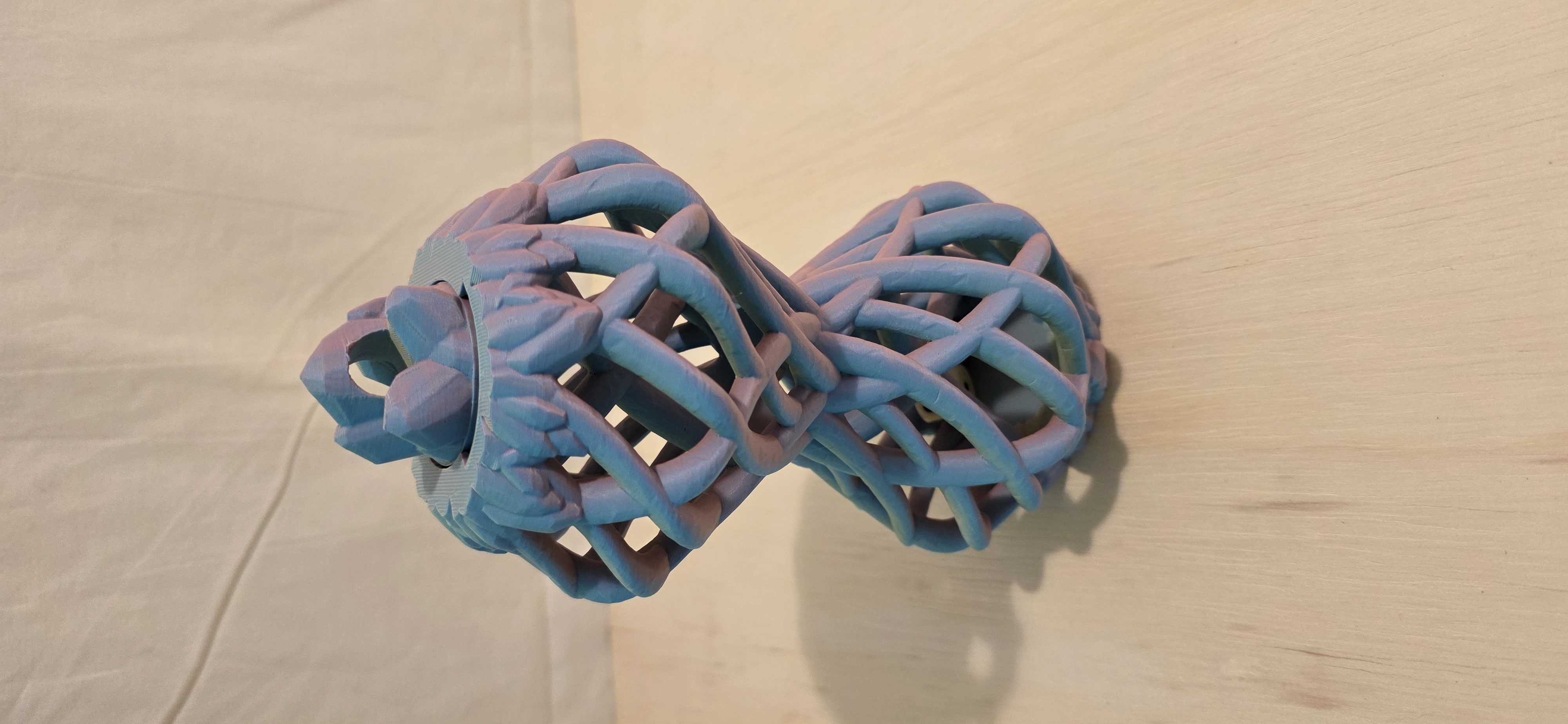 Twisted Hourglass Dice Tower and Holder