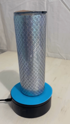 Mermaid wrapped Resin Tumbler