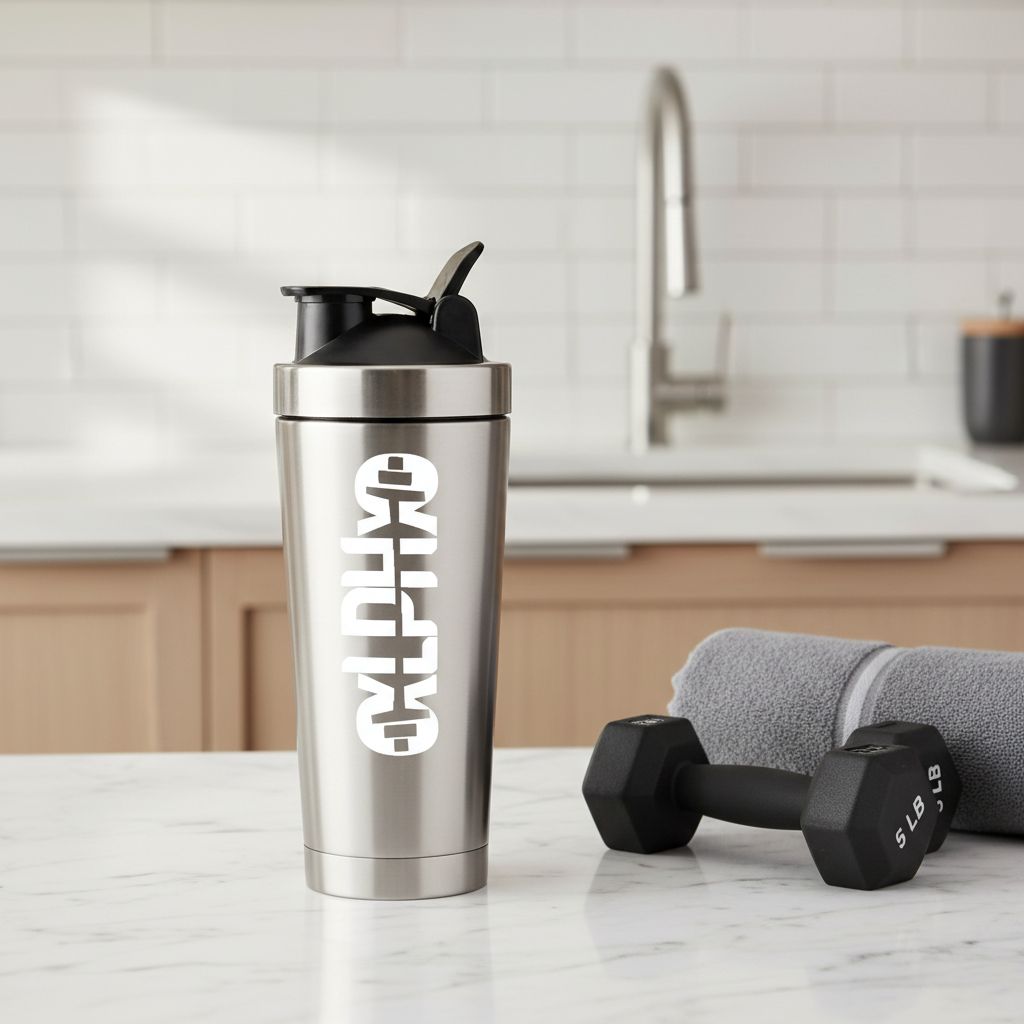 Alpha Stainless Shaker Bottle