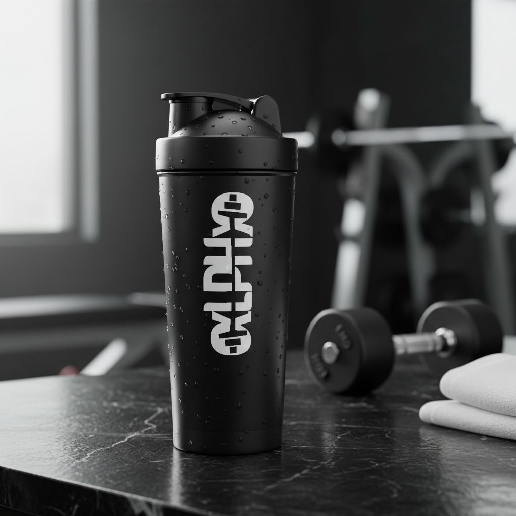 Plastic Gym Shaker Bottles