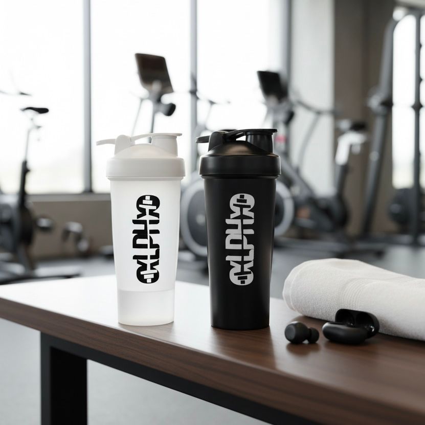 Plastic Gym Shaker Bottles