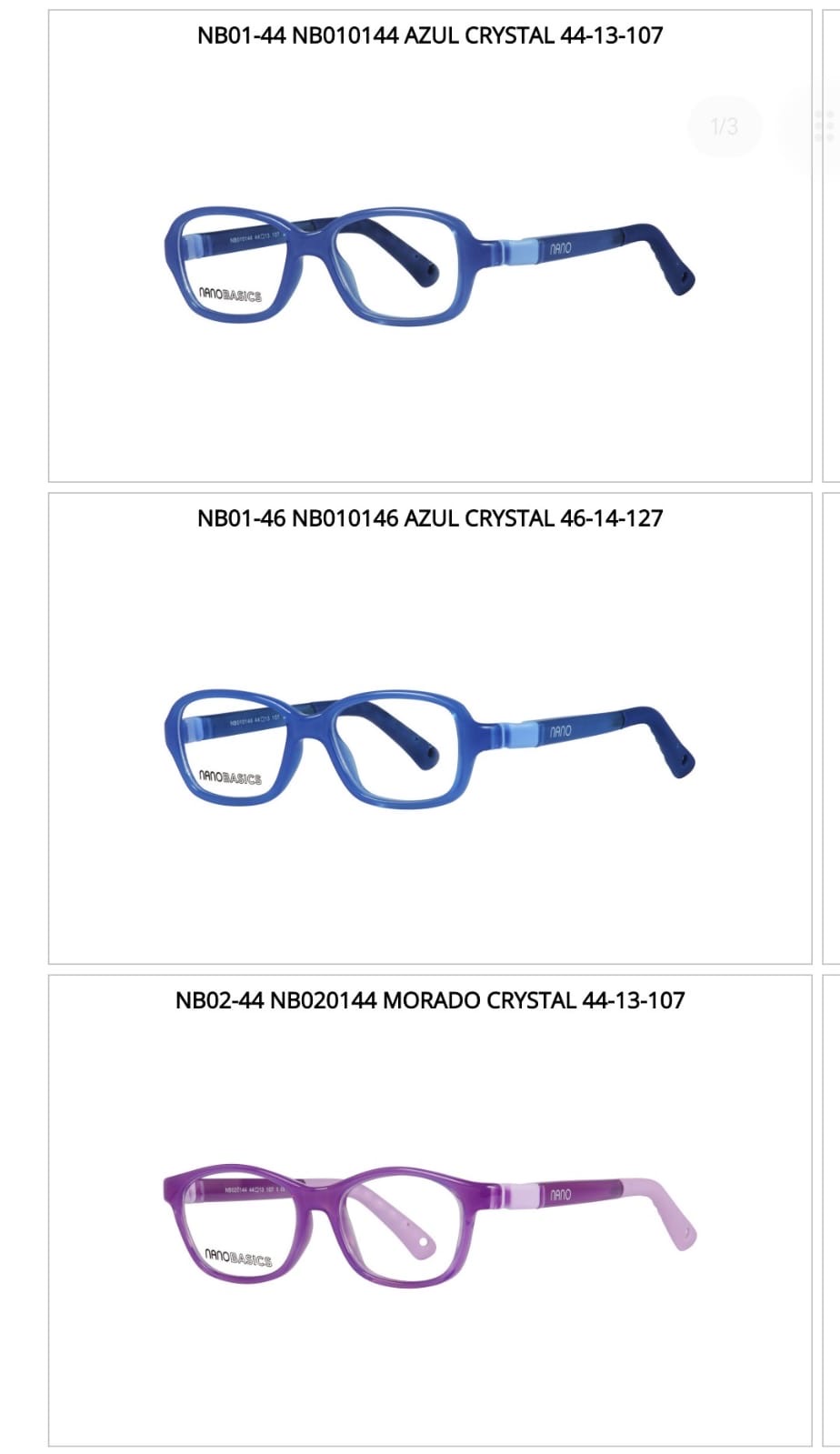 Lentes de Acetato Crystal