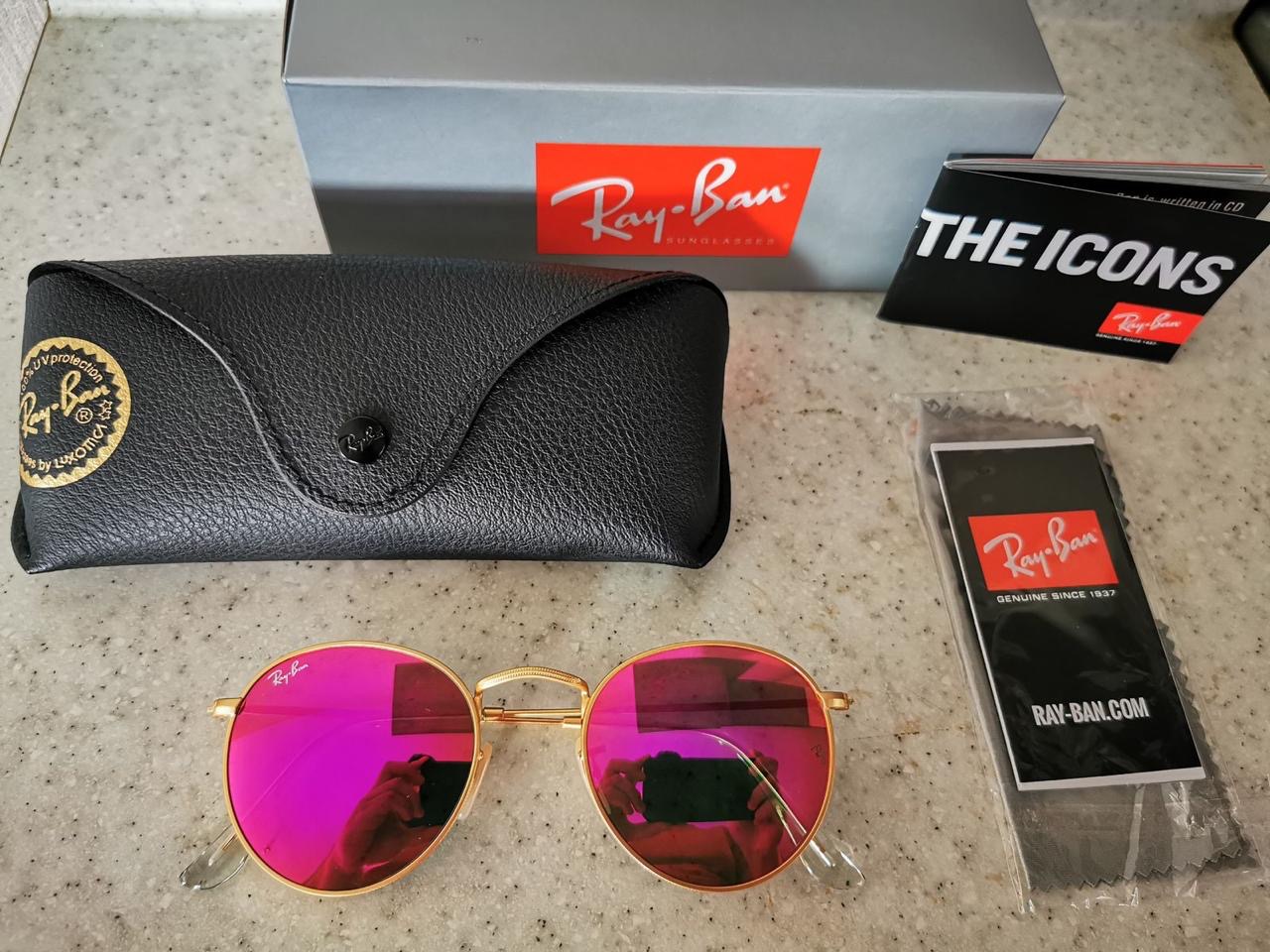 Lentes Ray-Ban Round Metal Rosados
