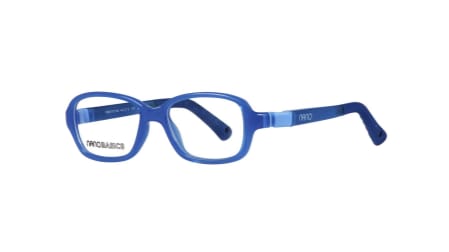 Lentes de armazón azul