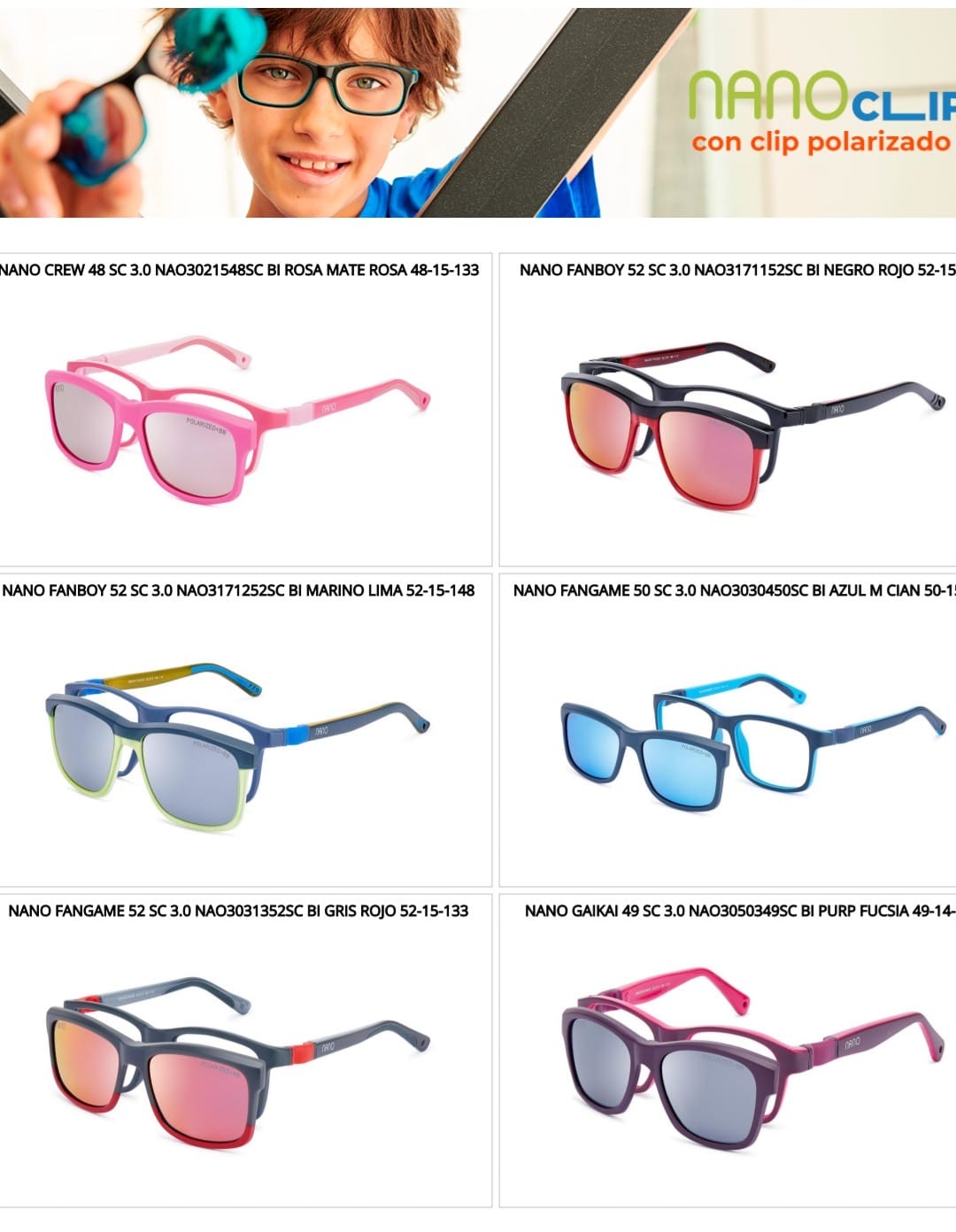 Lentes Nano Clip Polarizados