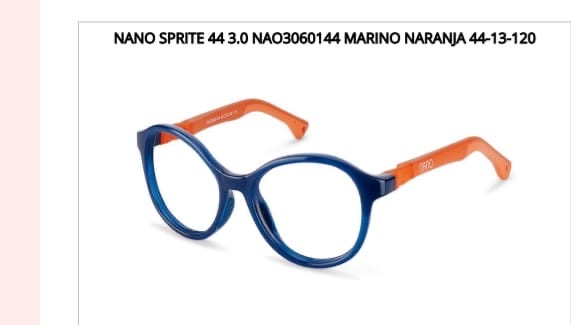 Nano Sprite 44 Marino Naranja