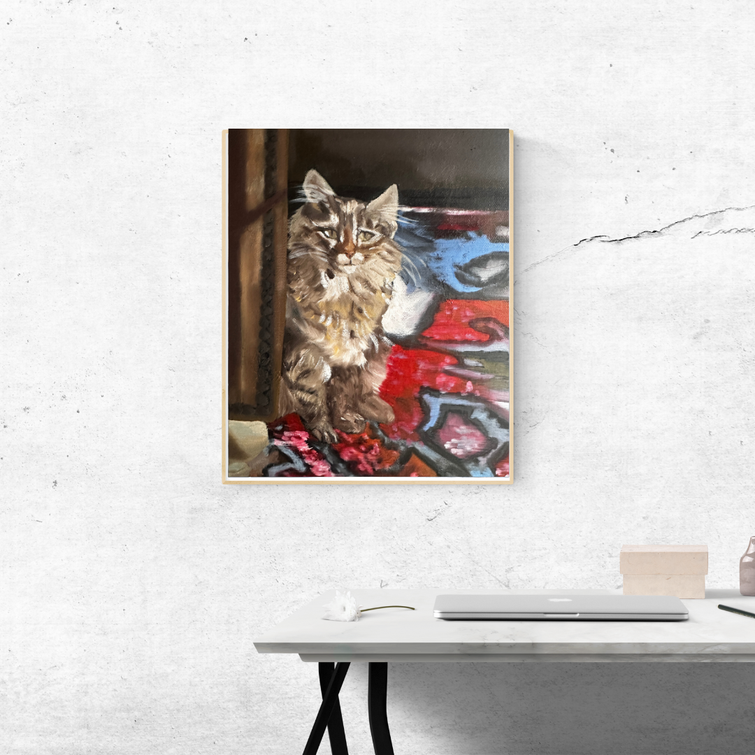 Commissioned Oil Pet Portrait