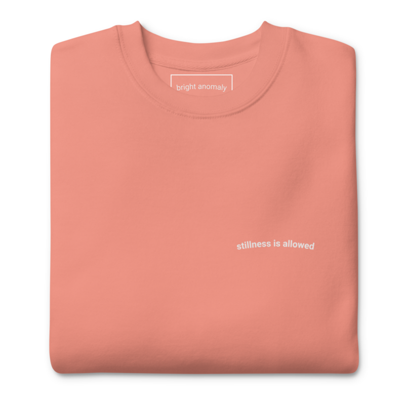 Stillness Is Allowed — Sensory-Friendly Crewneck Sweatshirt 