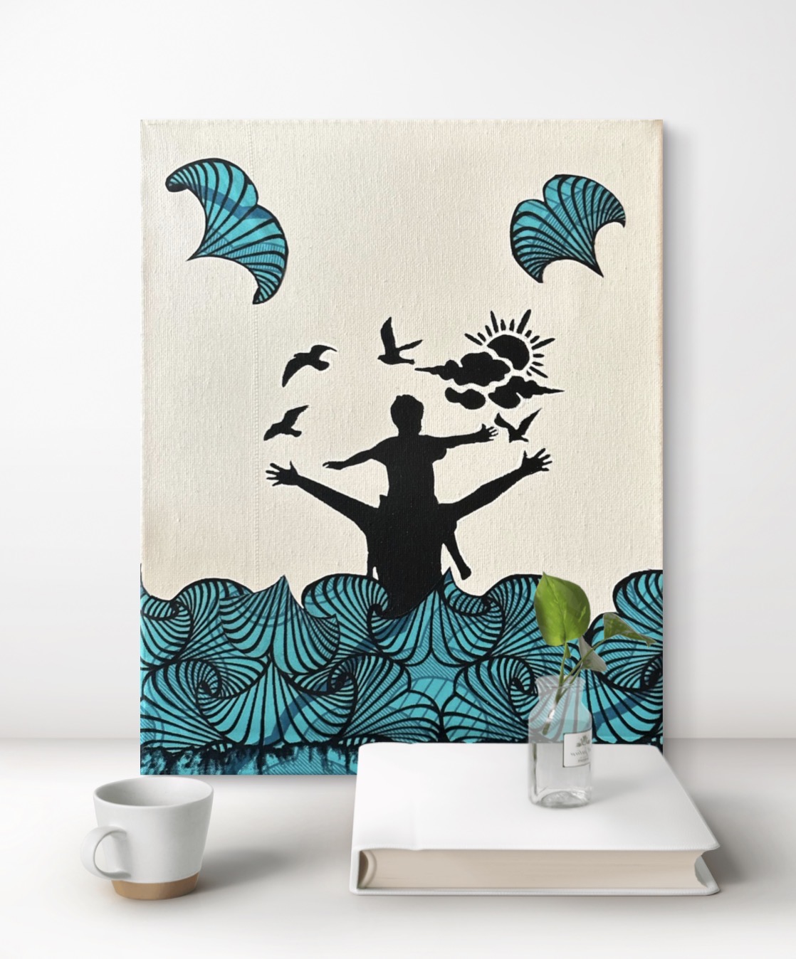 Tableau « Liberté en mer »