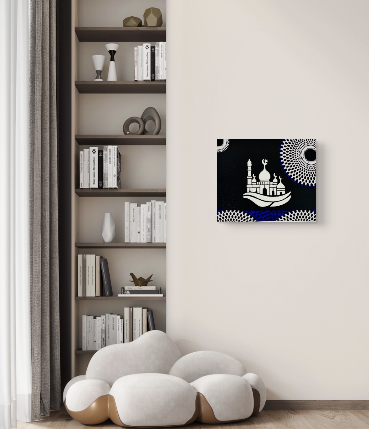 Tableau Mosquée Phosphorescent