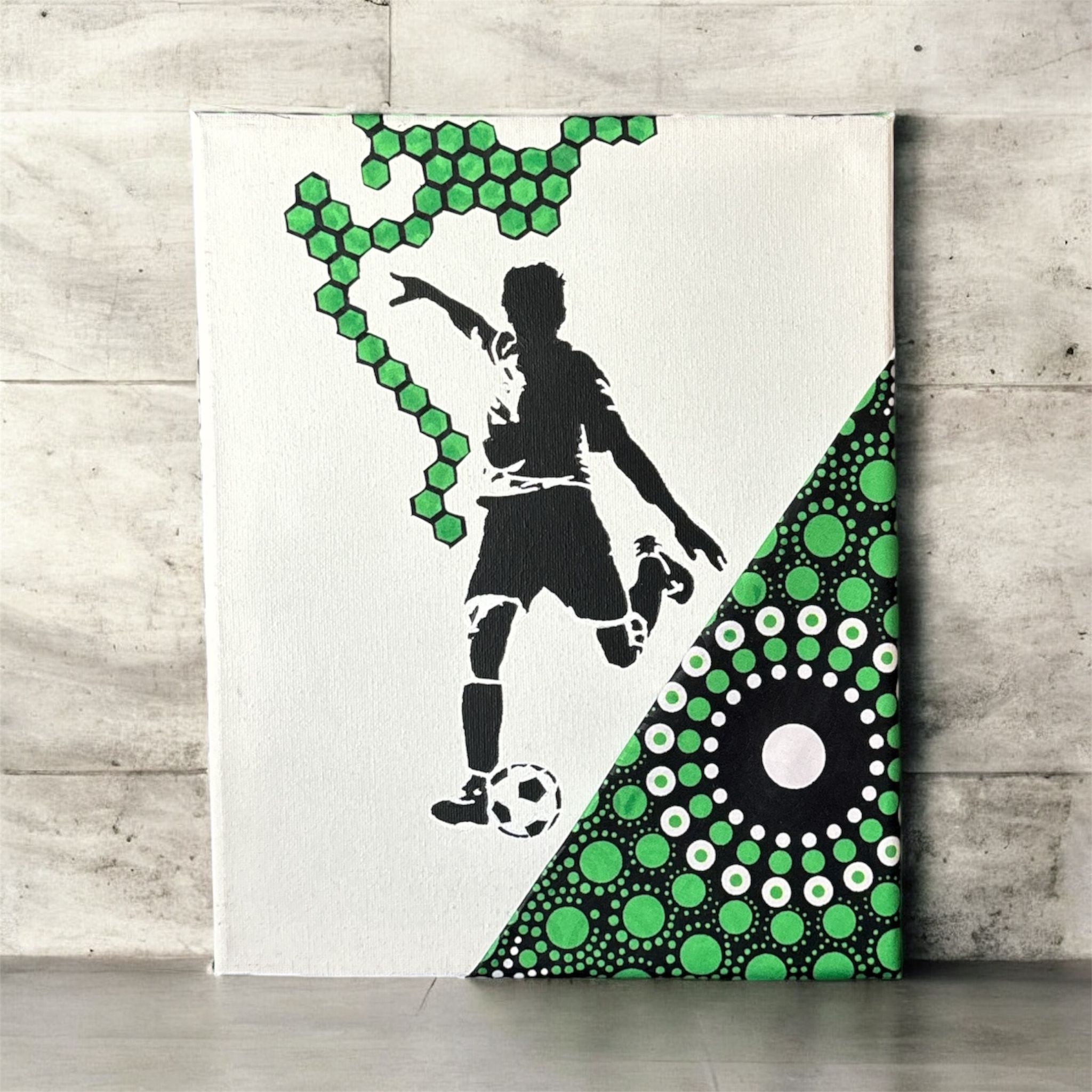 Tableau Footballeur Moderne