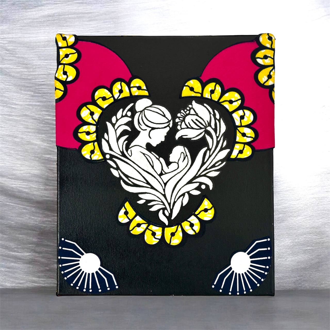 Tableau décoratif phosphorescent, devenir mère