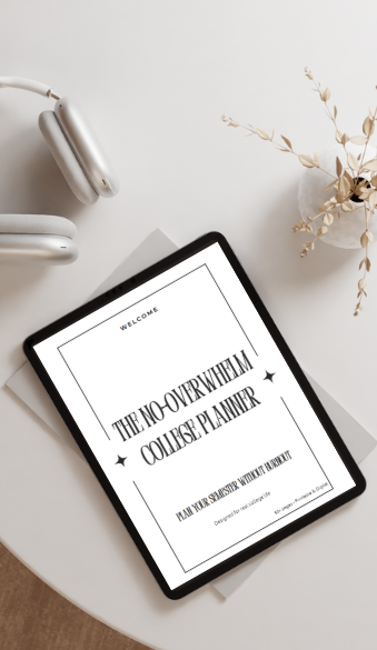 The No Overwhelm Planner