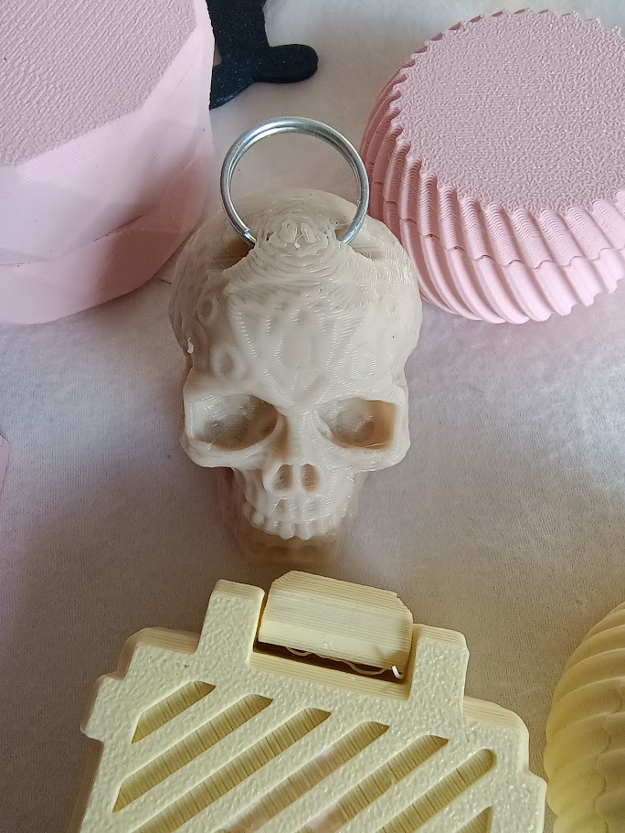 Skull keyring