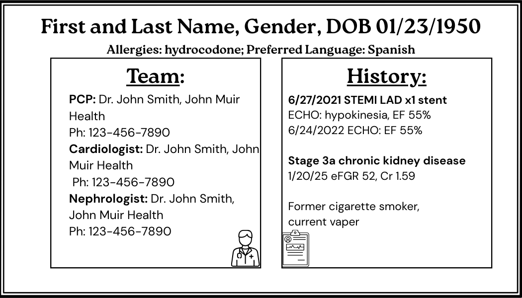 Printable Emergency Medical Card Template - 2-Sided Wallet Size Canva Template