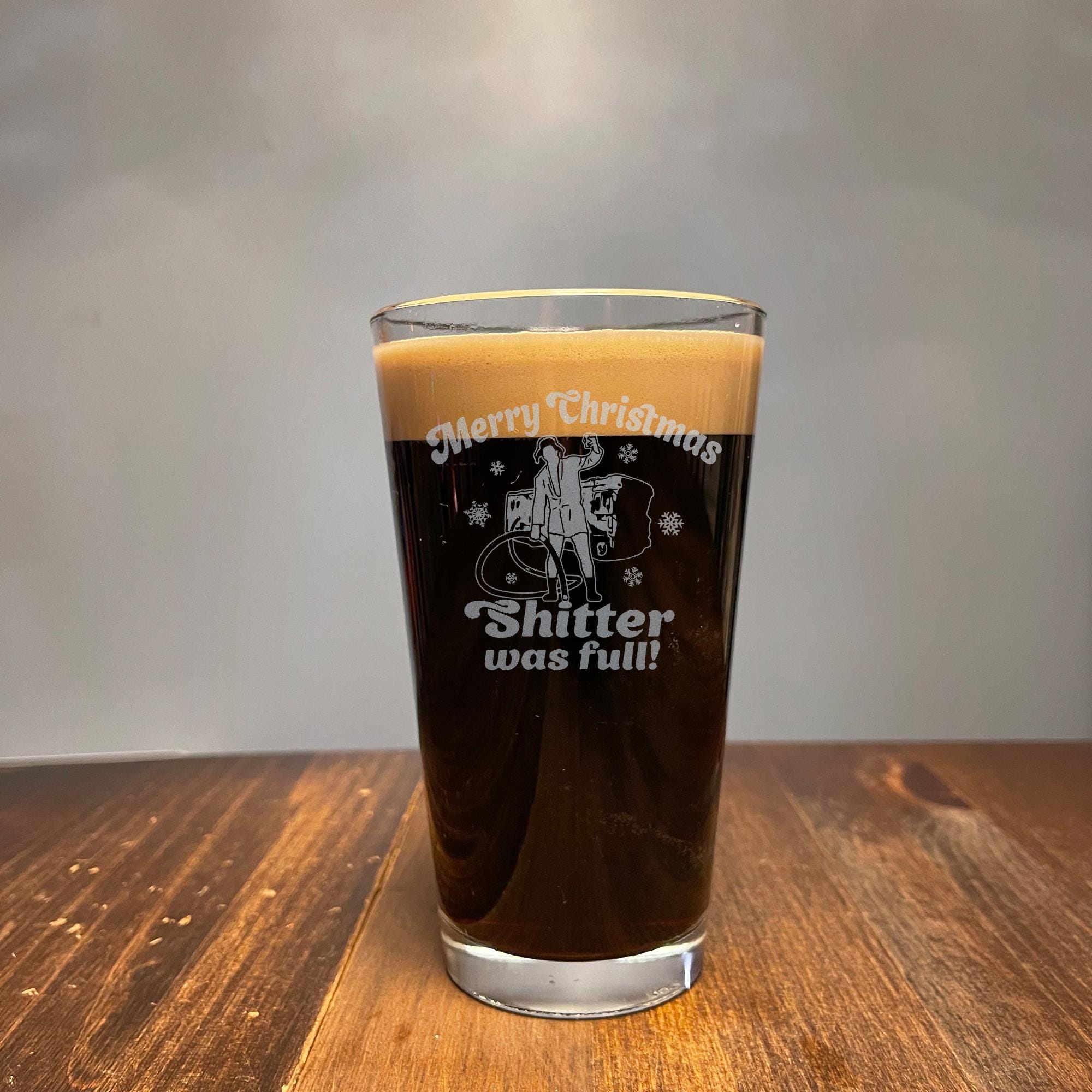 Griswold National Lampoons Christmas Vacation inspired drinking glass, made in the USA, pint glass, gift for her, gift for him, 16oz