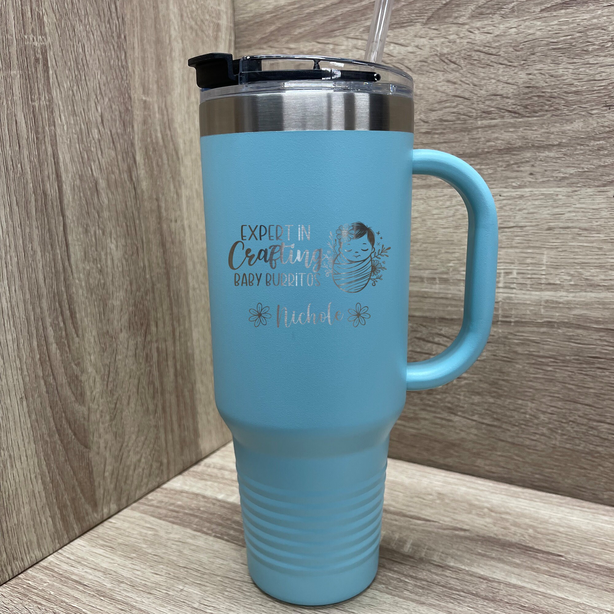 Labor & Delivery Nurse Personalized 40oz Insulated Stainless Steel Travel Mug, RN, LDN, personalized, gift