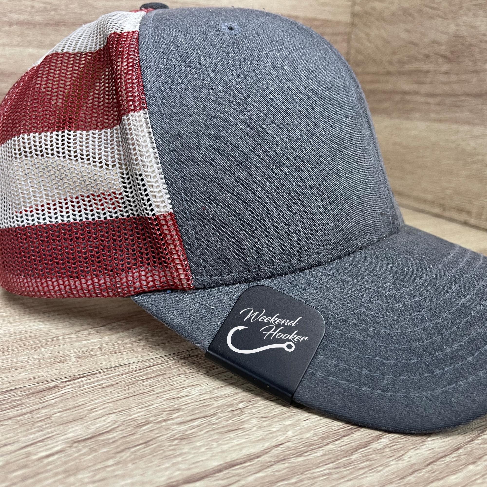 Fishing Hook Weekend Hooker Brim Clip Hat Clip, made in the USA, wedding gift, fathers day, birthday, funny