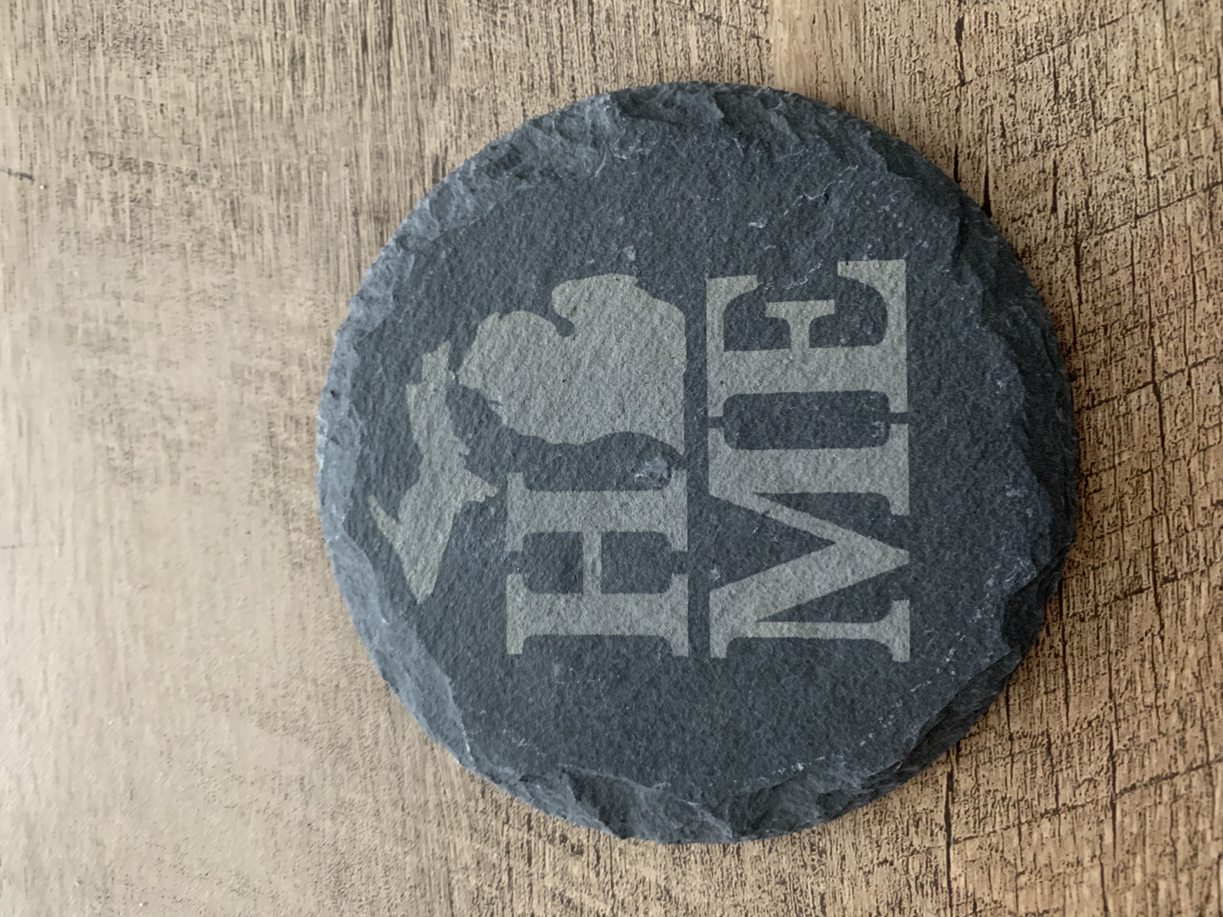 Michigan Coasters Slate, Set of 4, Wedding Gifts, Drink Coasters, Personalized, Engraved