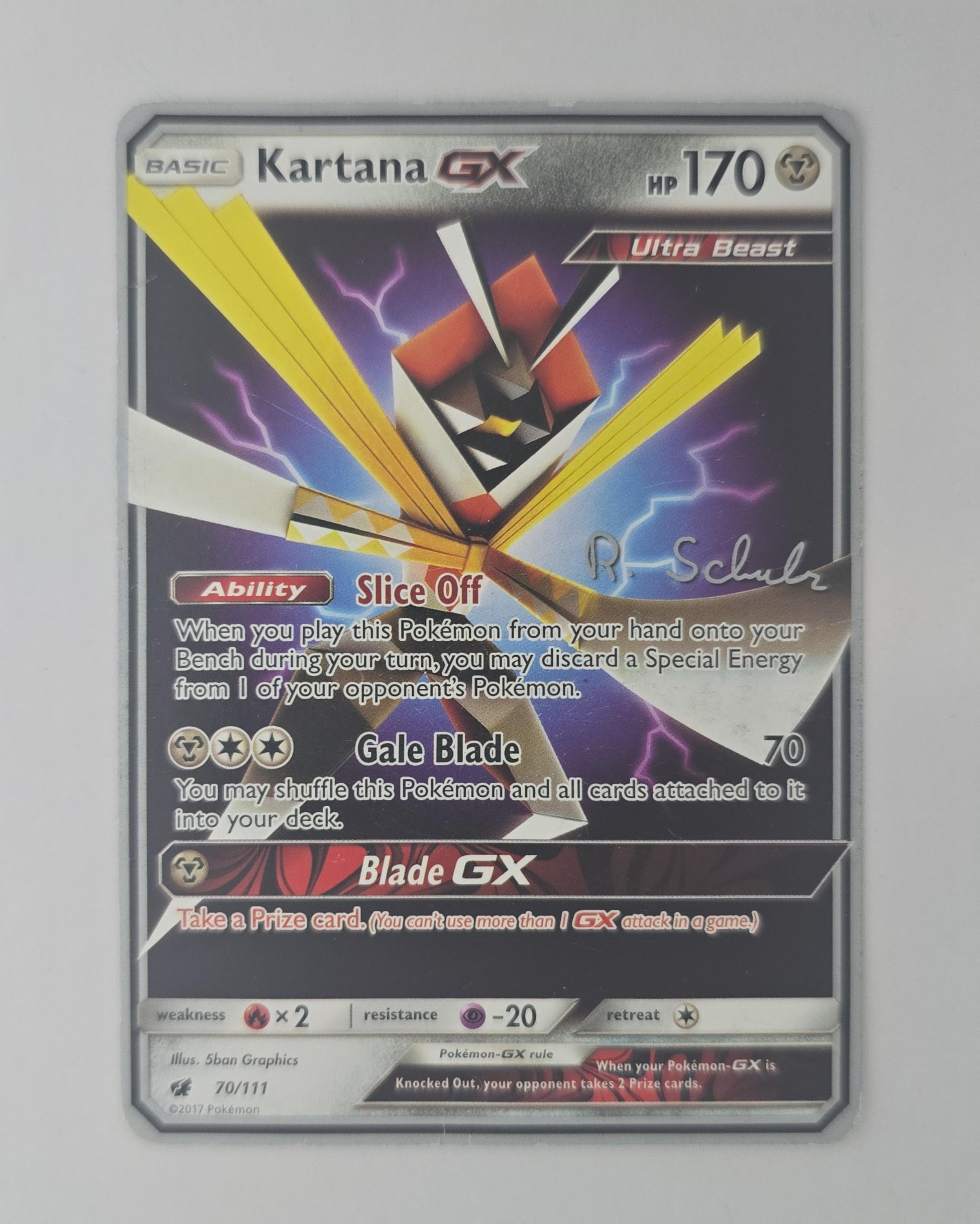 Kartana GX – 70/111 – Crimson Invasion – World Championships 2018 – Ultra Beast Pokémon