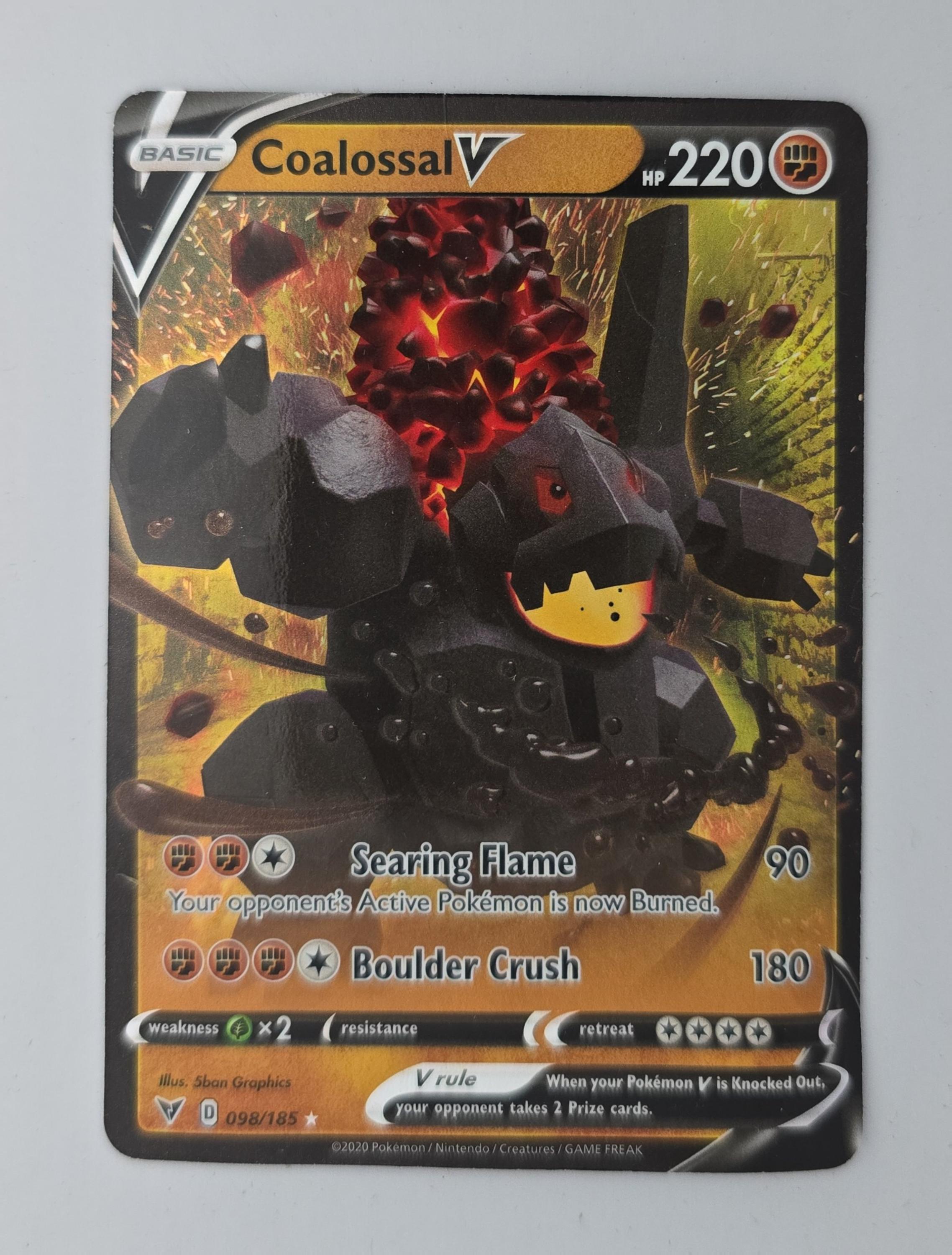 Coalossal V – 098/185 – Sword & Shield: Vivid Voltage – Pokémon V