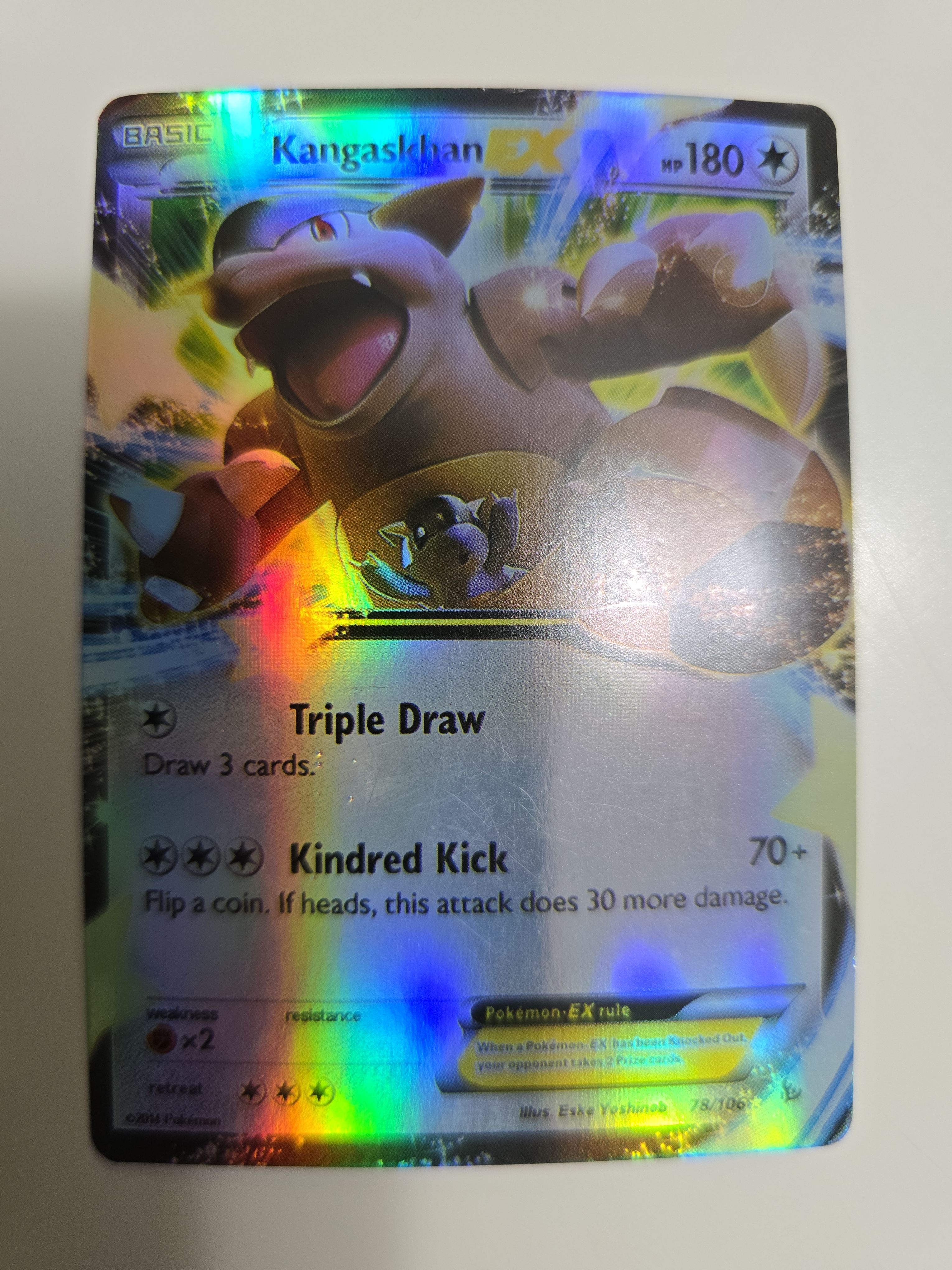 Kangaskhan EX – 78/106 – XY: Flashfire – Full Art Pokémon EX