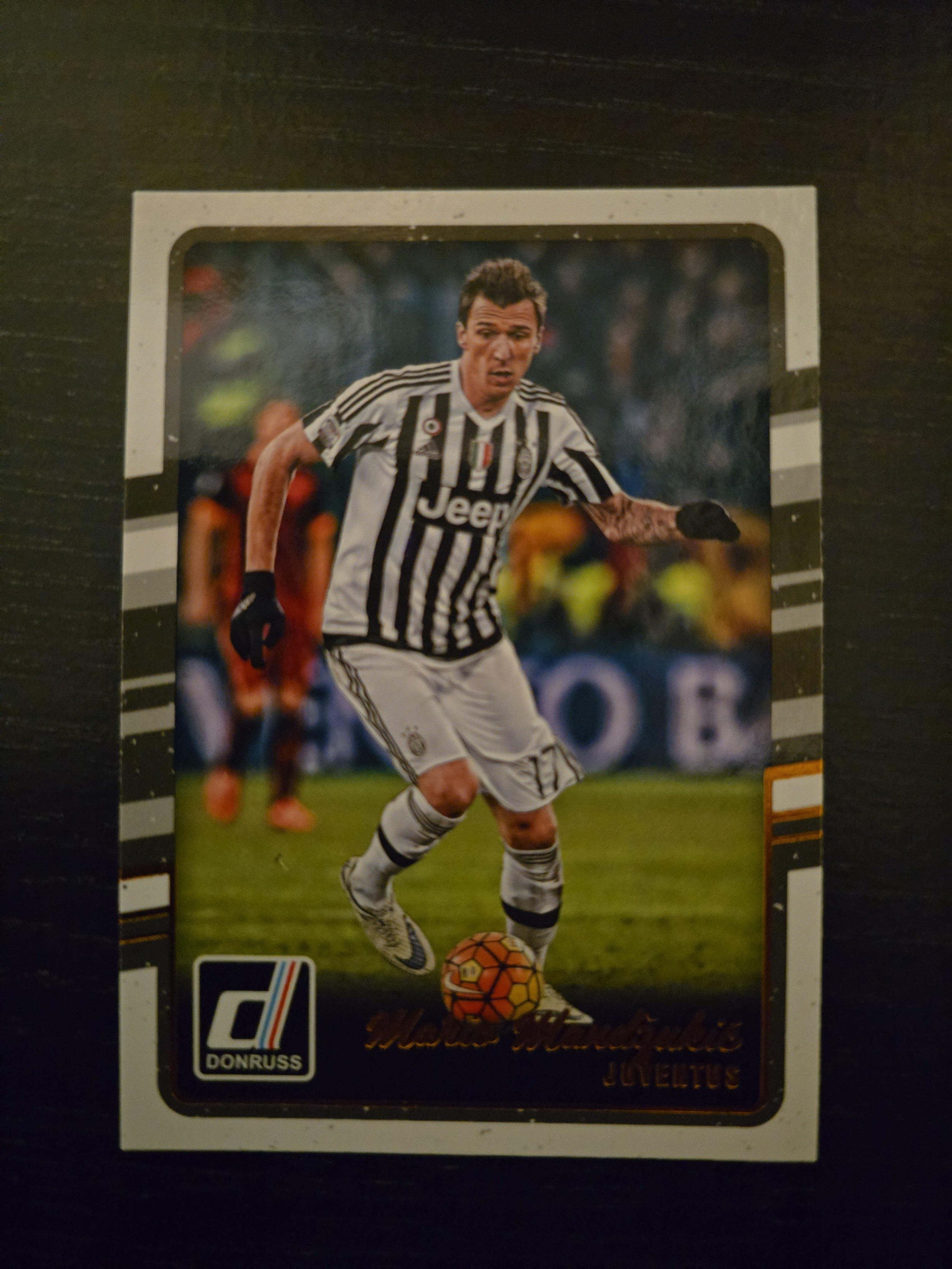 Mario Mandžukić – 2016-17 Panini Donruss Soccer #113 | Juventus | Serie A Forward