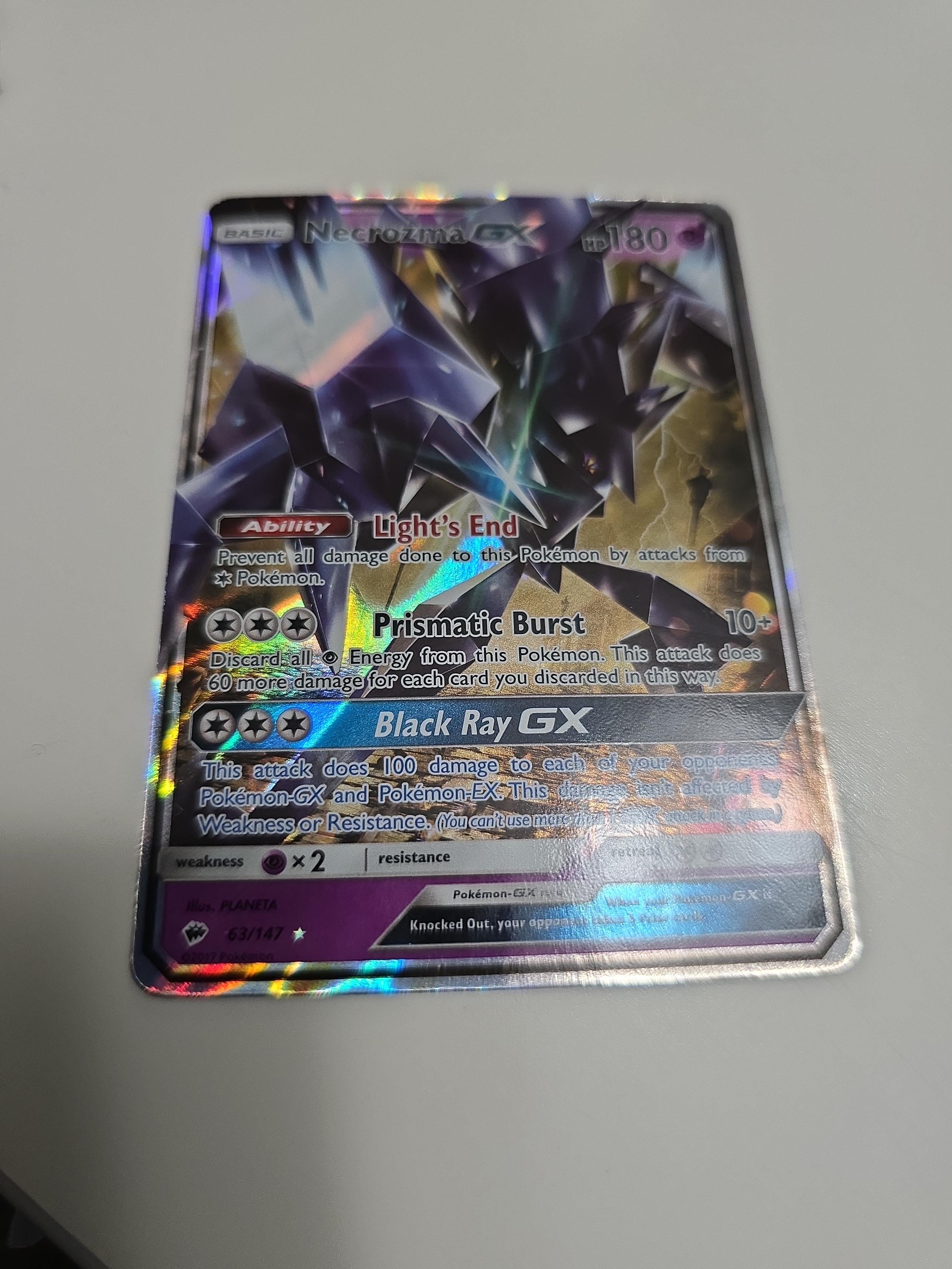 Necrozma GX – 63/147 – Burning Shadows – Ultra Rare Holo