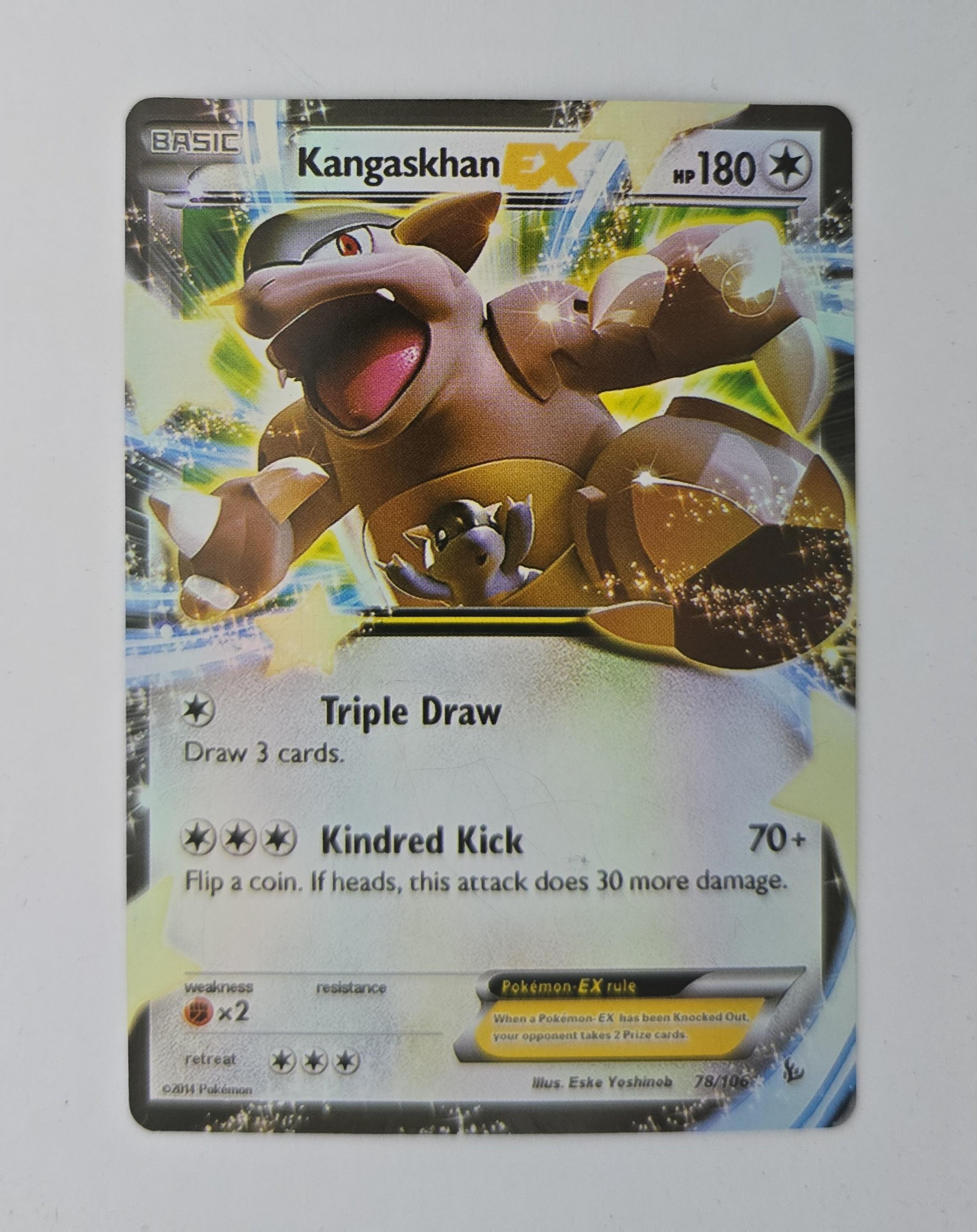 Kangaskhan EX – 78/106 – XY: Flashfire – Full Art Pokémon EX