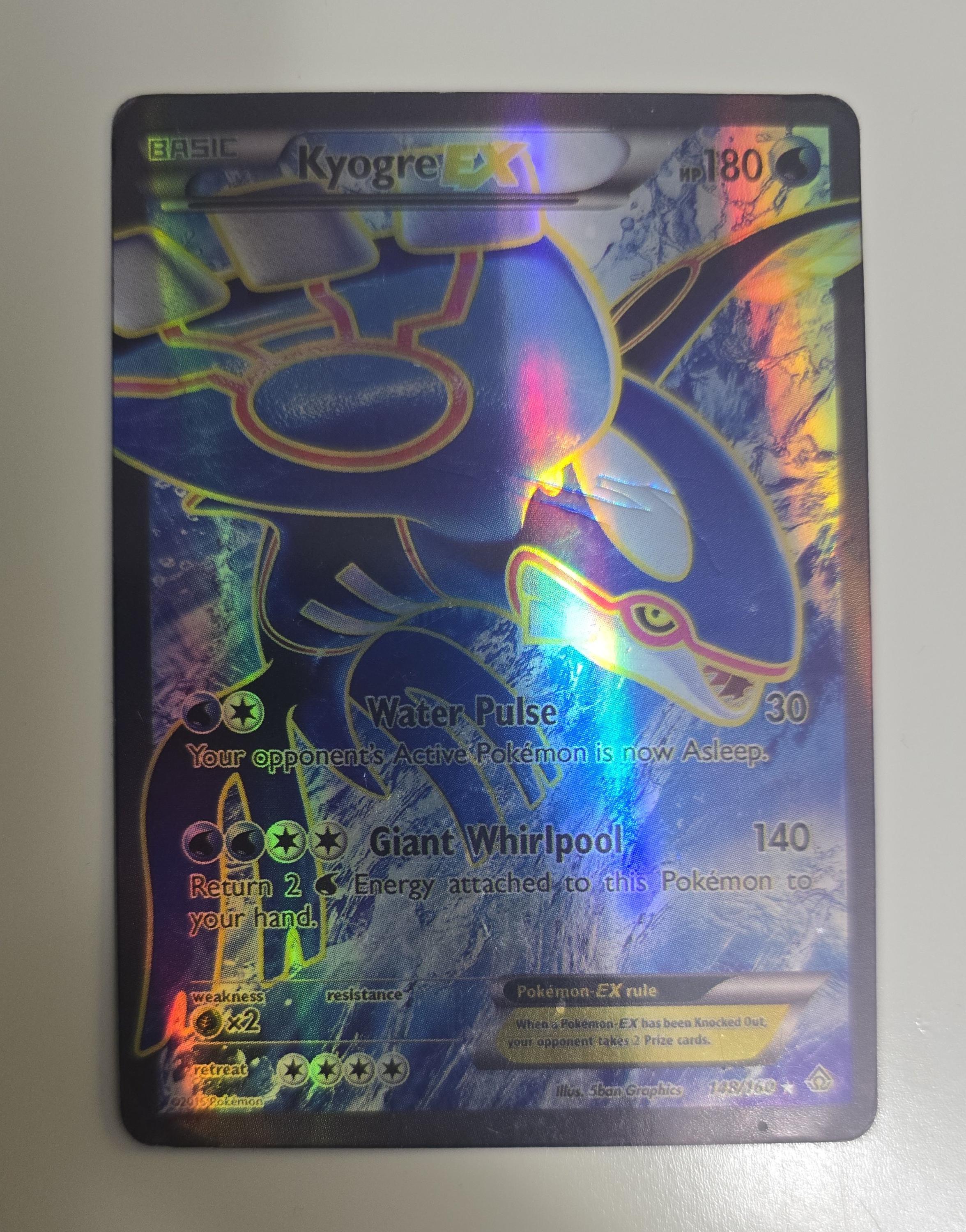 Kyogre EX – 2015 Pokémon TCG Primal Clash #148/160 | Ultra Rare Full Art Holo