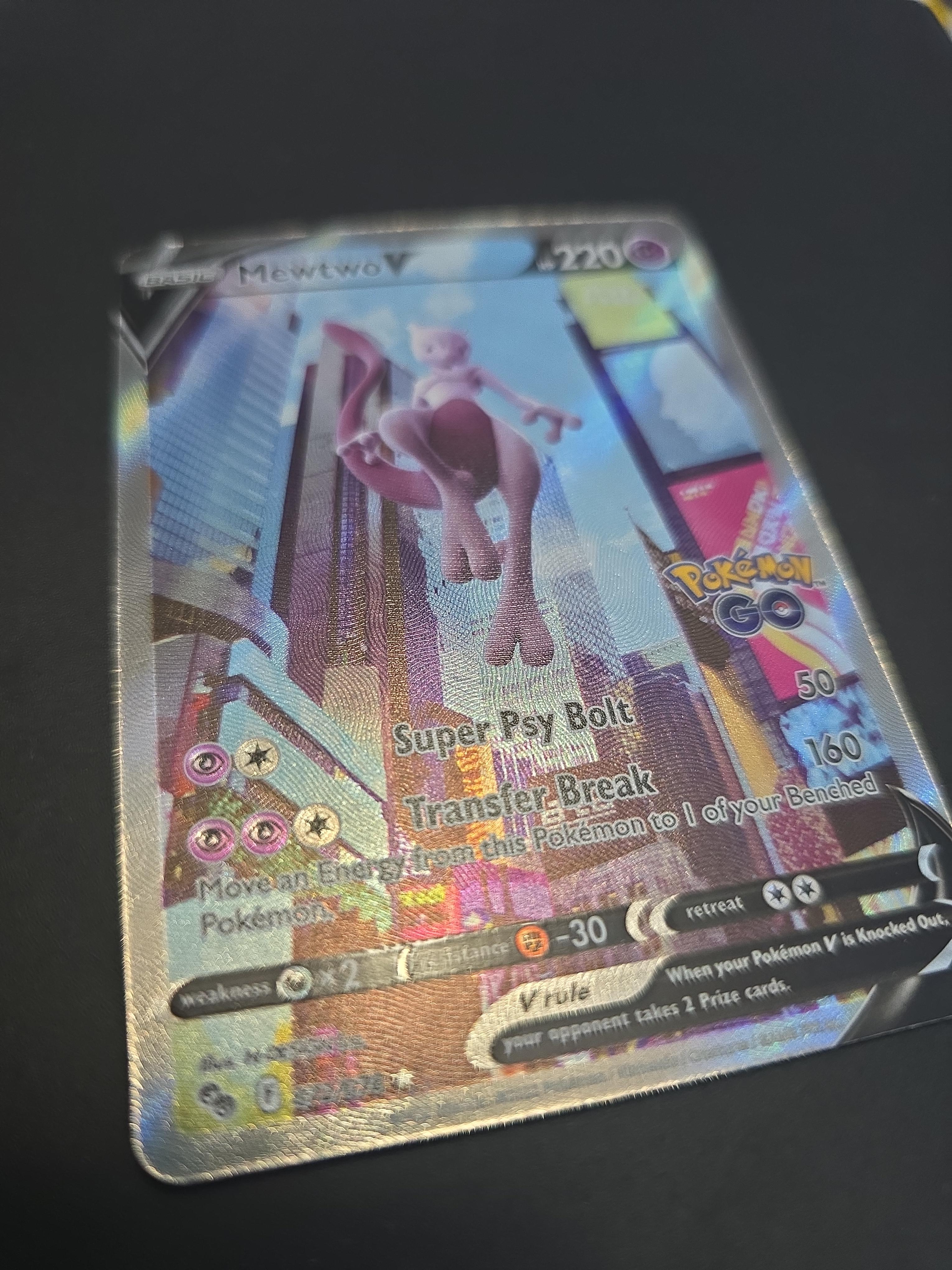 2022 Pokémon GO Mewtwo V Full Art – 072/078 – Ultra Rare