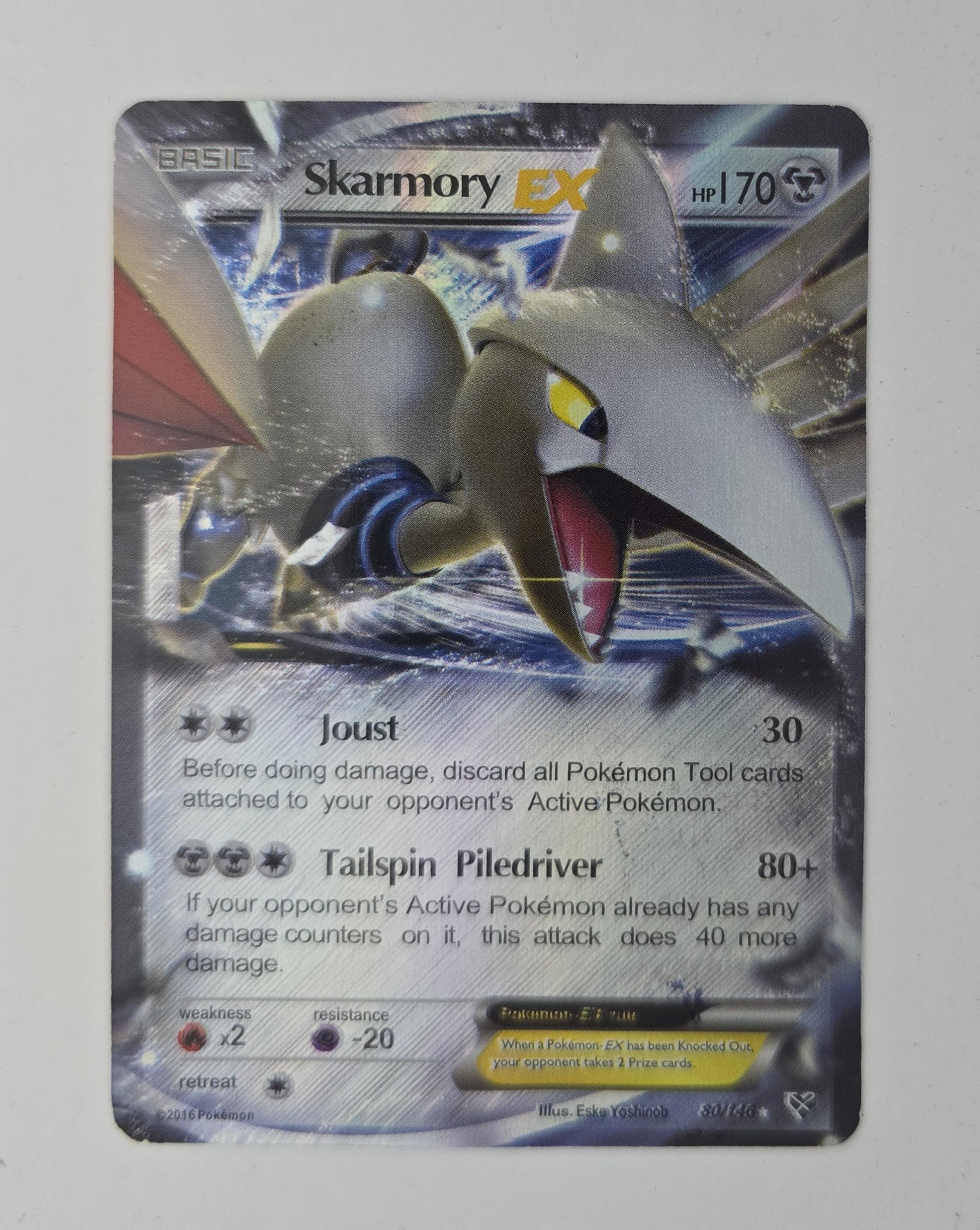 Skarmory EX – 80/146 – XY: Steam Siege – Full Art Pokémon EX