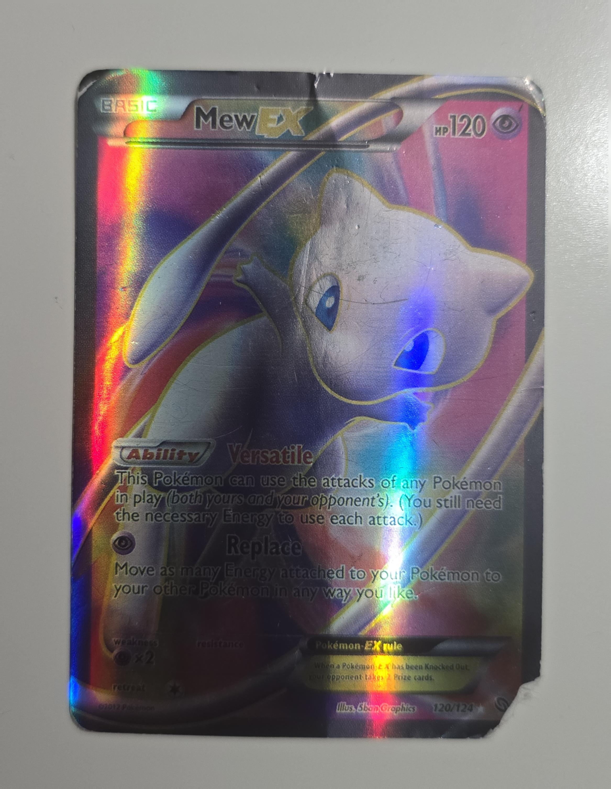 Mew EX – 2013 Pokémon TCG Legendary Treasures #120/124 | Ultra Rare Full Art Holo