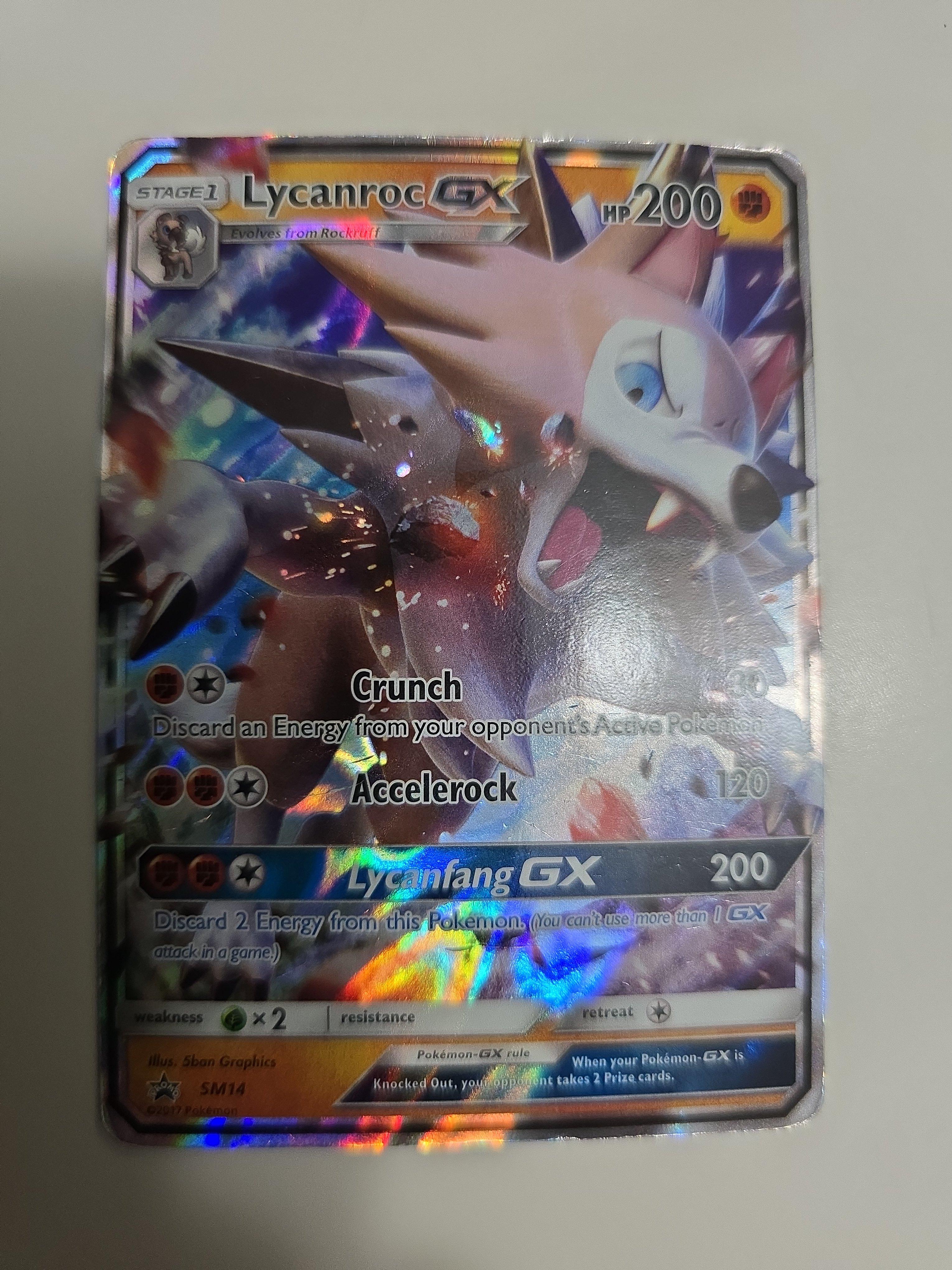 Lycanroc GX – SM14 – Sun & Moon Black Star Promo – Fighting-Type GX Pokémon
