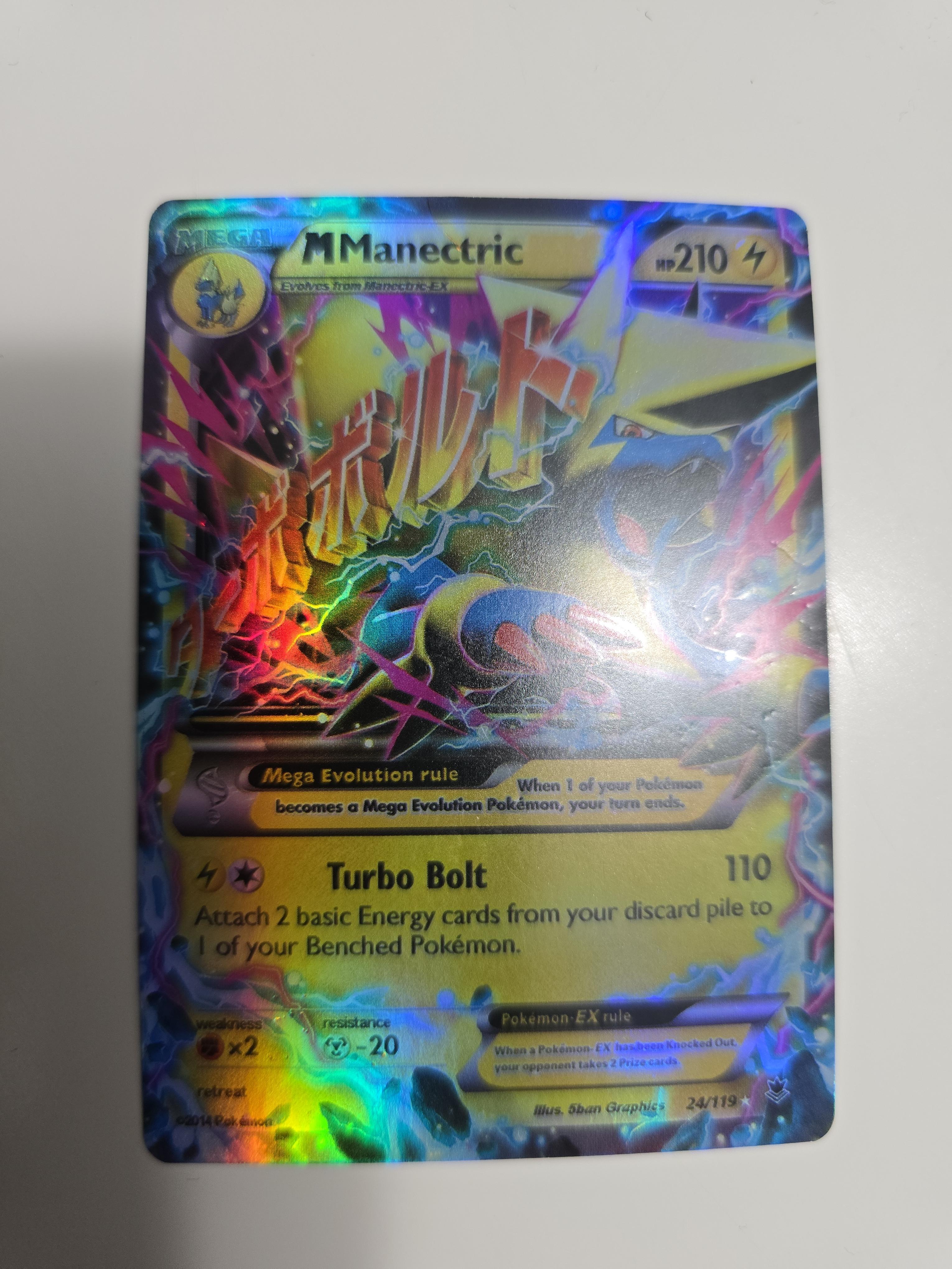 M Manectric EX – 24/119 – XY Phantom Forces – Mega Evolution Pokémon