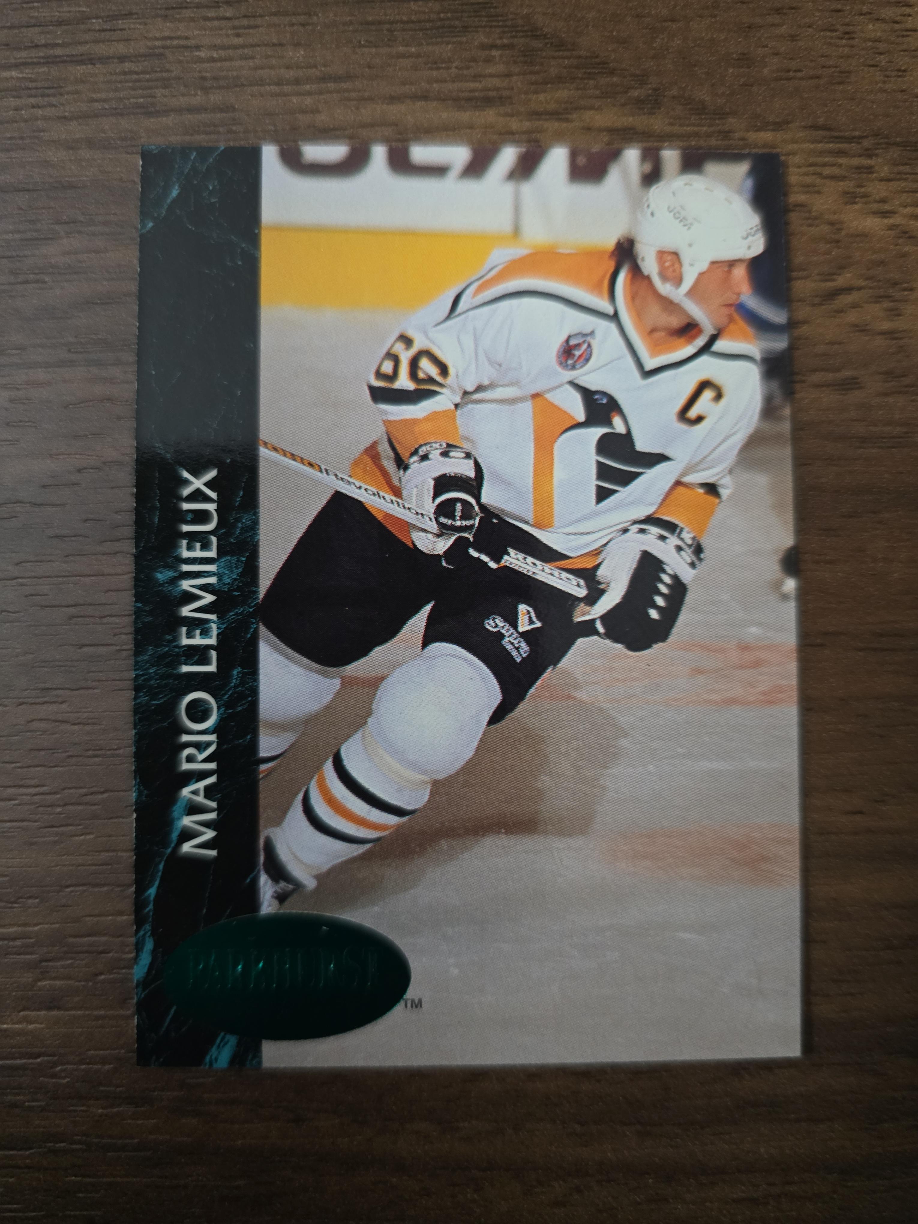 1993–94 Parkhurst Mario Lemieux #136 – Pittsburgh Penguins | Hall of Fame Legend
