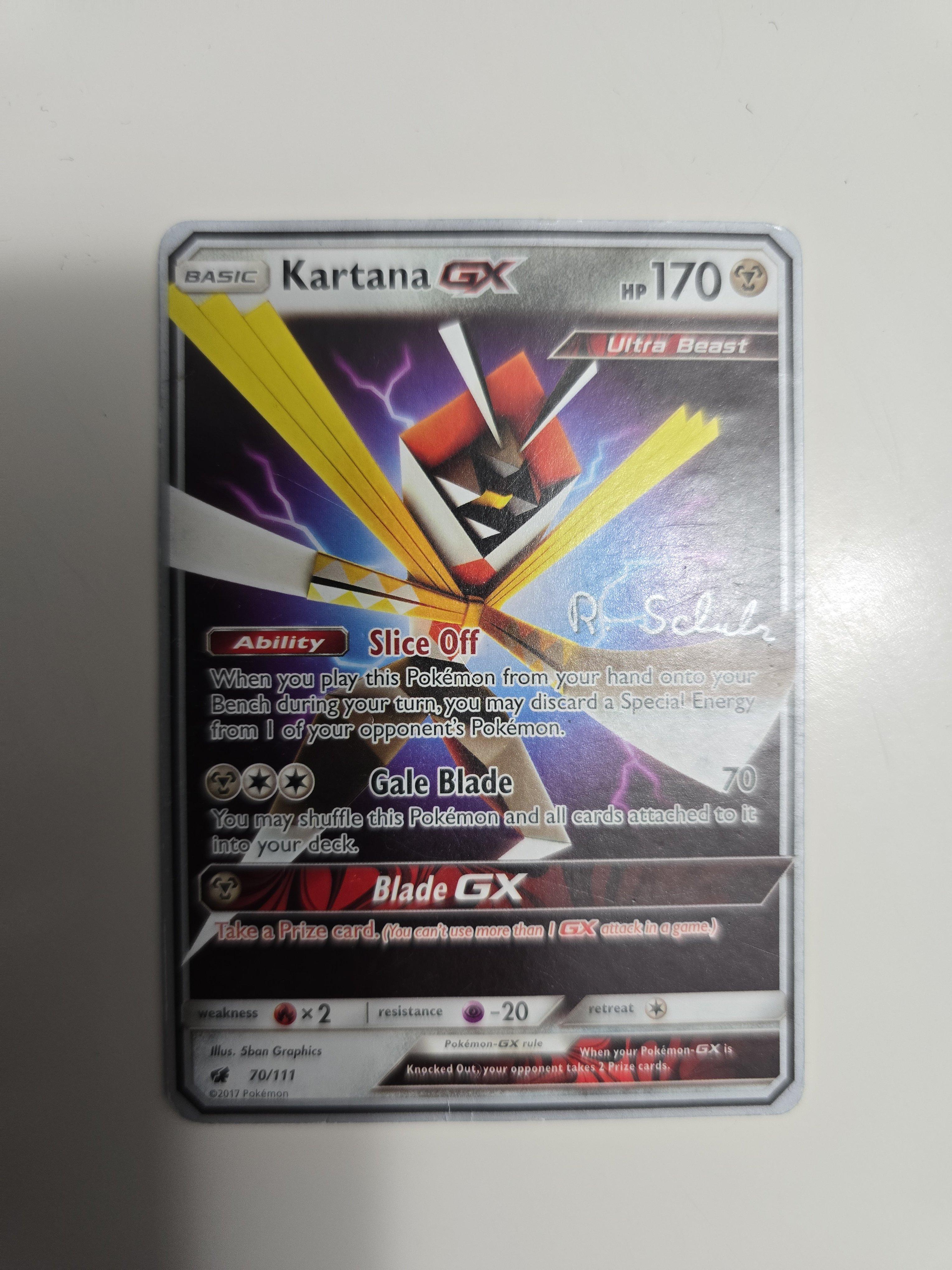 Kartana GX – 70/111 – Crimson Invasion – World Championships 2018 – Ultra Beast Pokémon