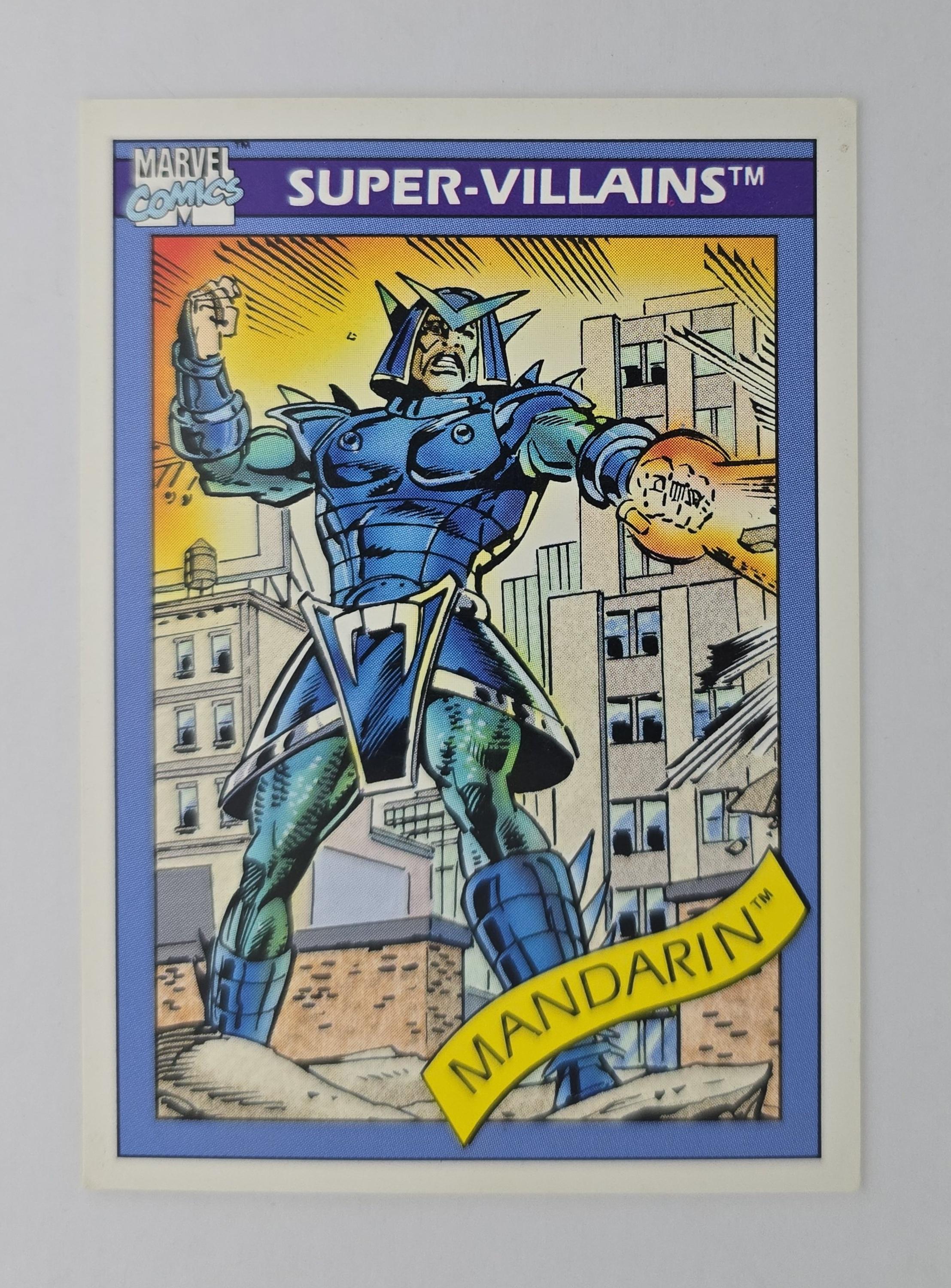 Mandarin – 1990 Marvel Super-Villains #76 – Iron Man Arch-Enemy – Impel Trading Card