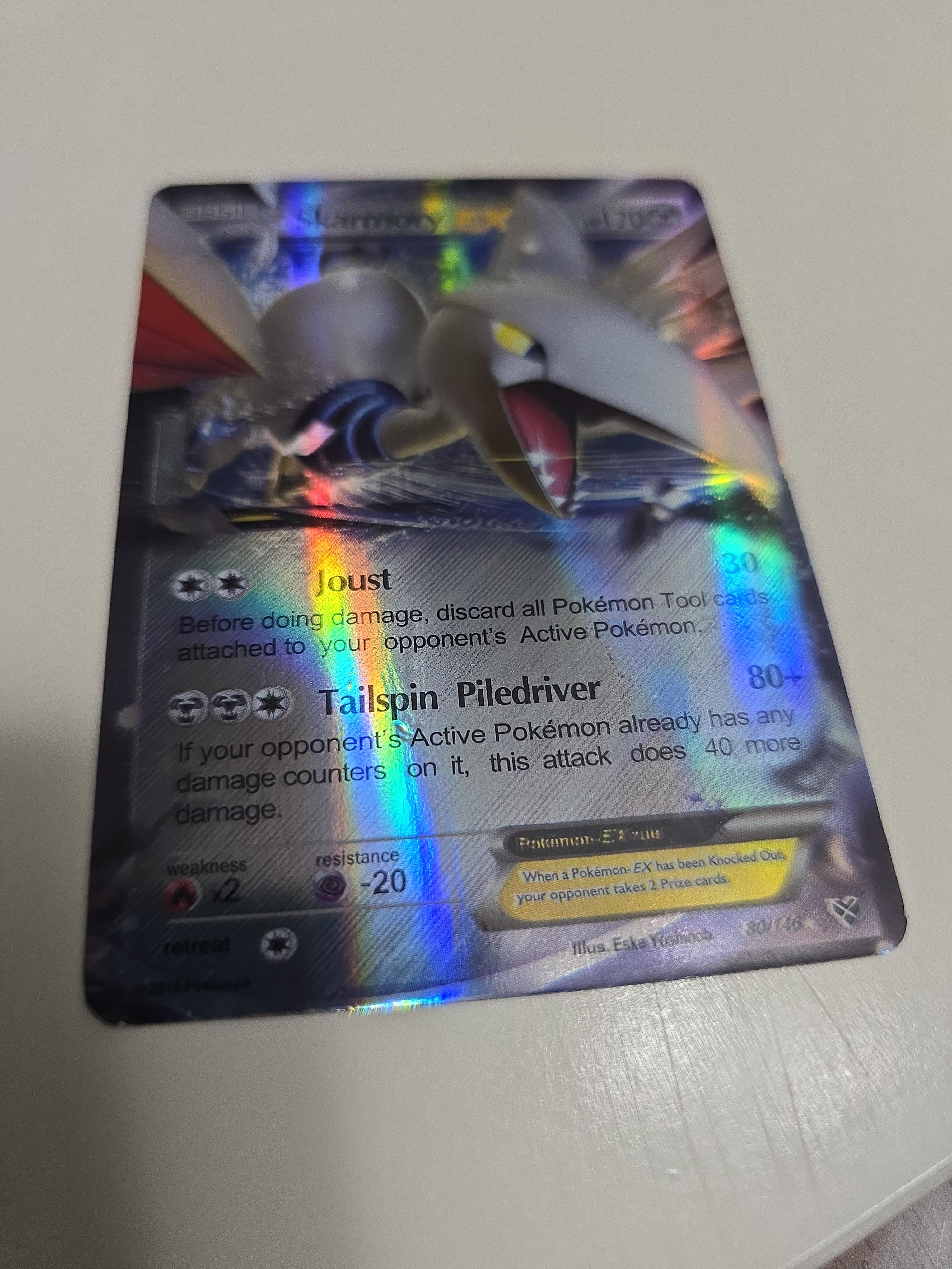 Skarmory EX – 80/146 – XY: Steam Siege – Full Art Pokémon EX
