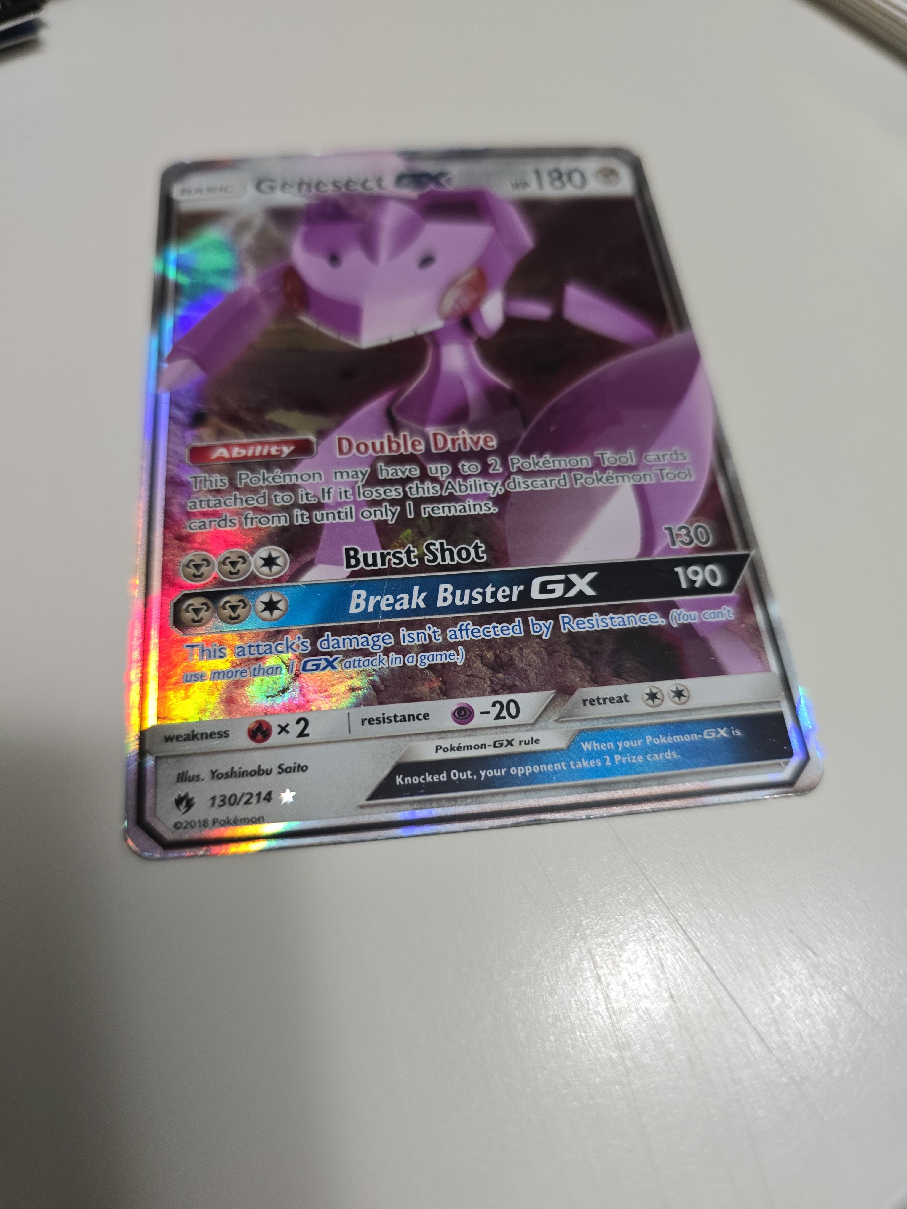 Genesect GX – 130/214 – Lost Thunder – Ultra Rare GX