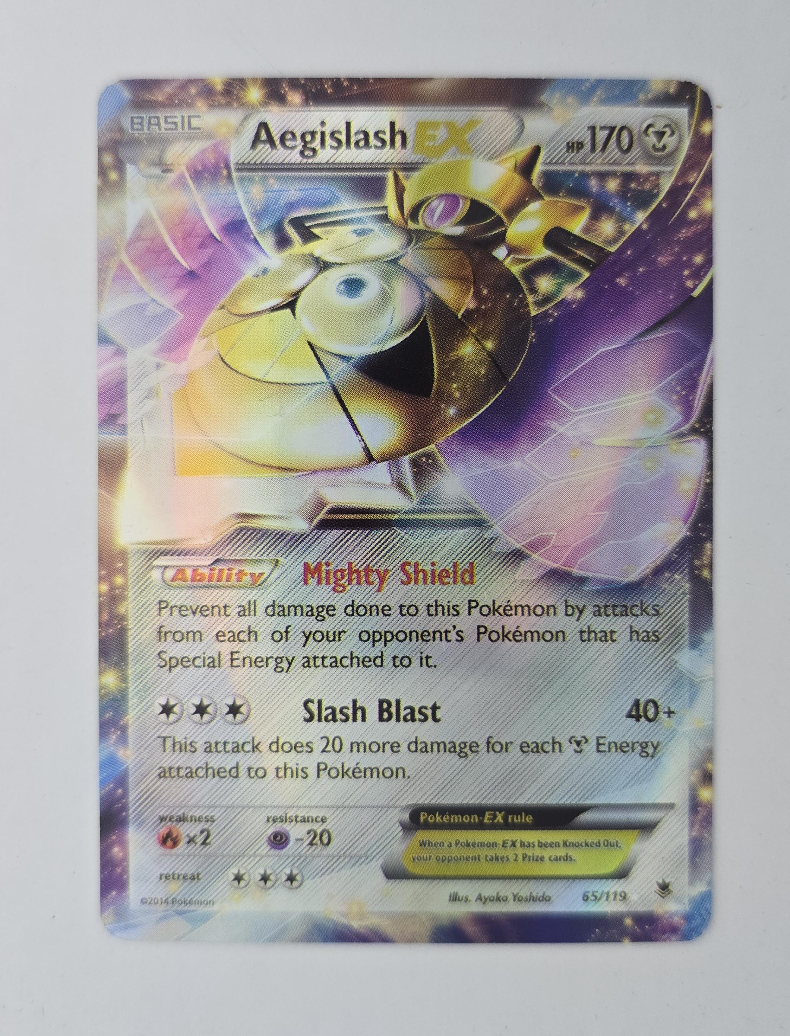 Aegislash EX – 65/119 – XY: Phantom Forces – Full Art Pokémon EX