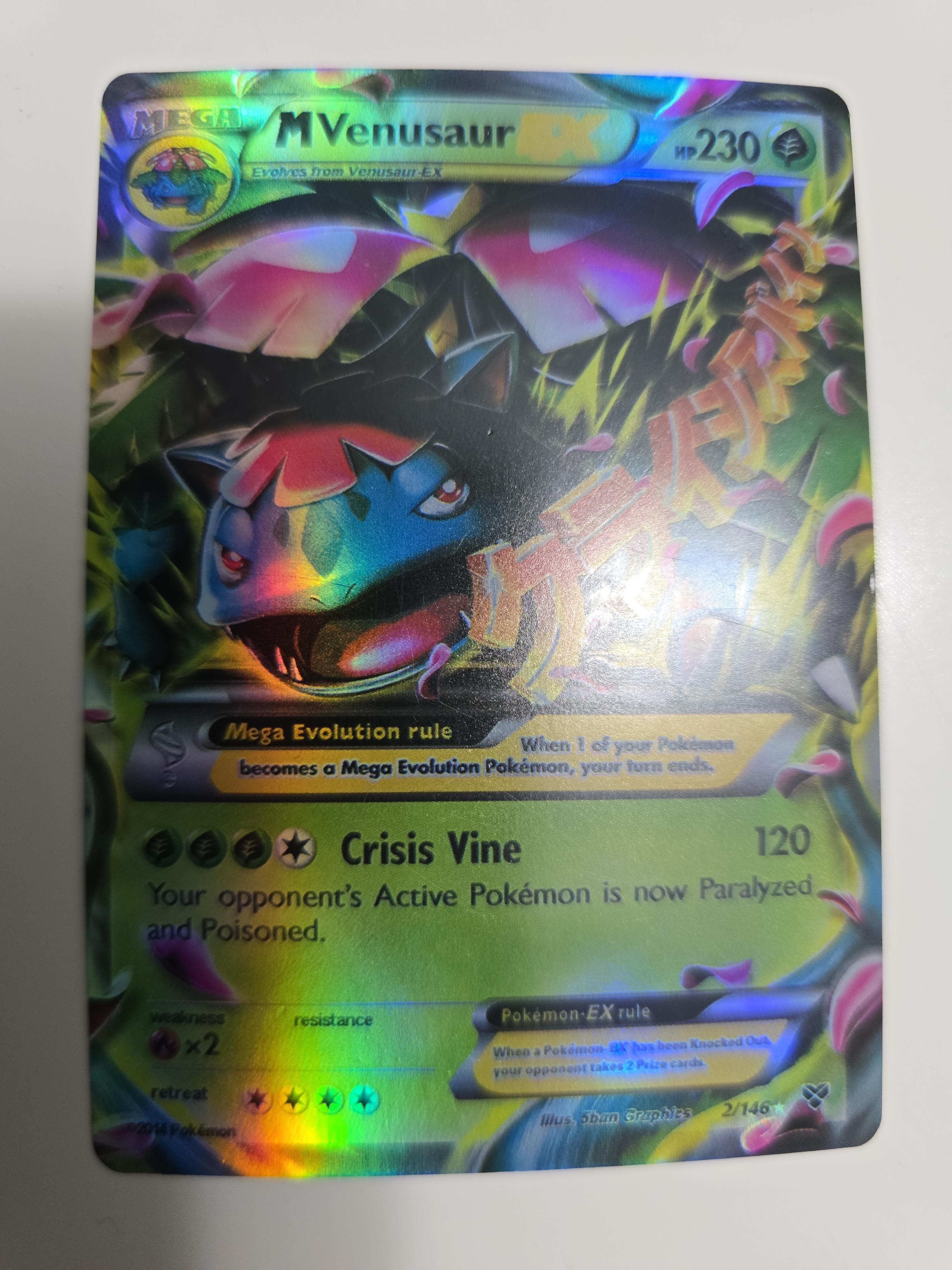M Venusaur EX – 2/146 – XY Base Set – Mega Evolution Pokémon