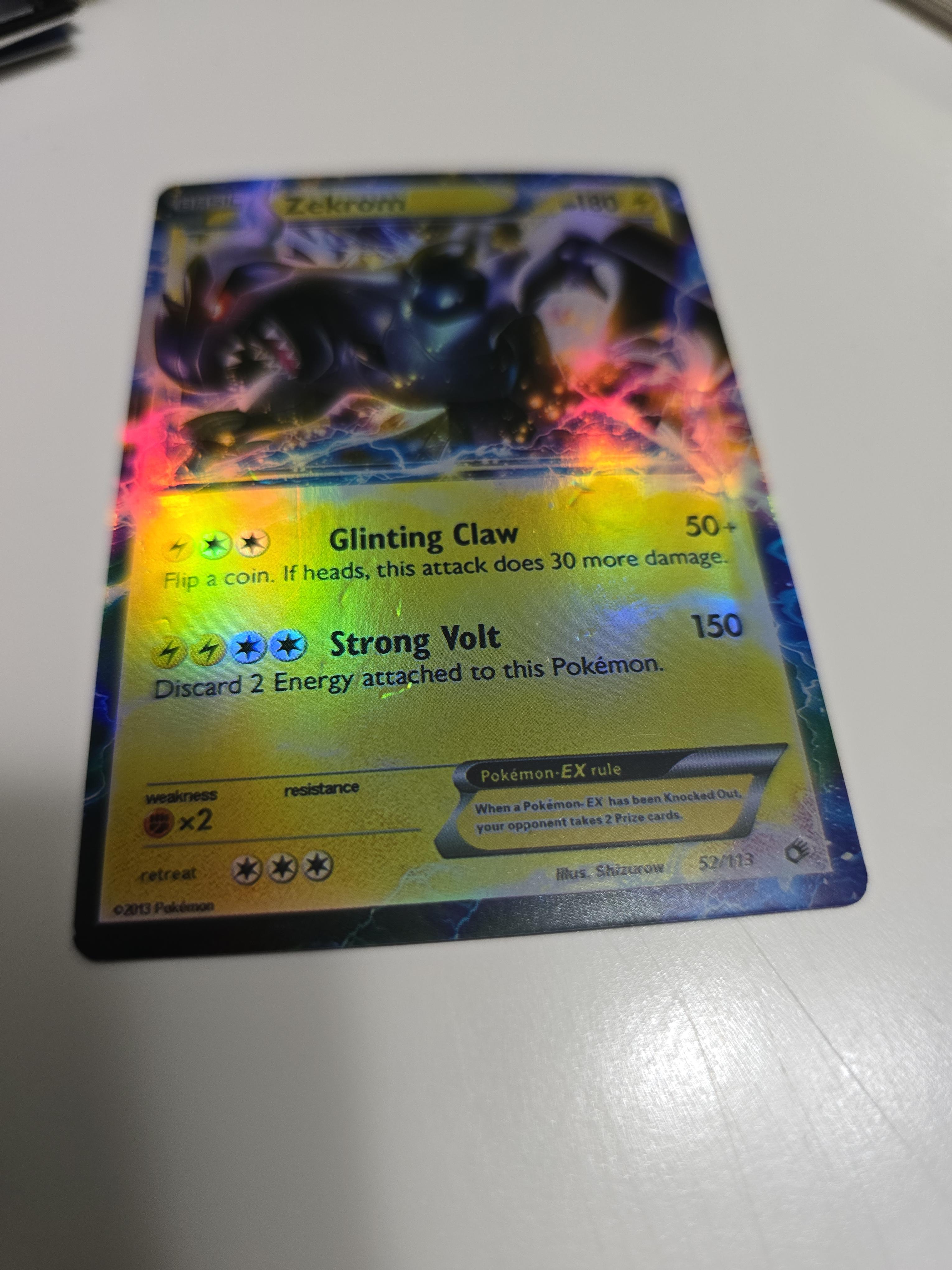 Zekrom EX – 52/113 – BW: Legendary Treasures – Holo Pokémon EX