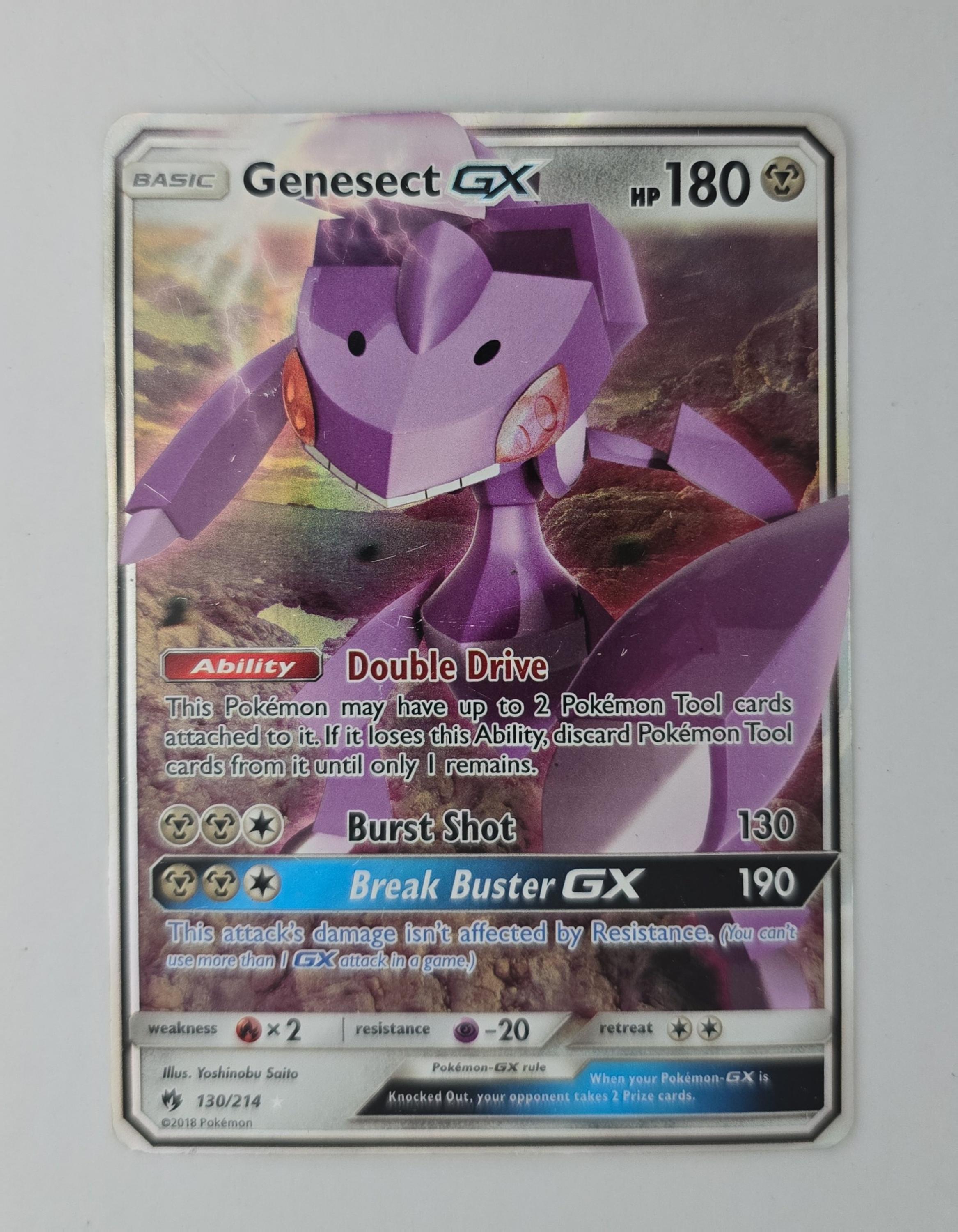 Genesect GX – 130/214 – Lost Thunder – Ultra Rare GX