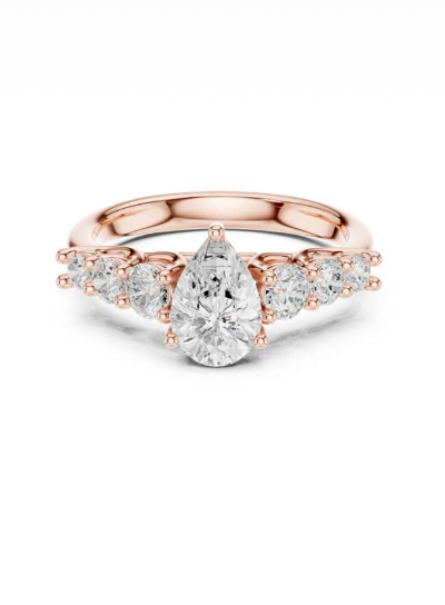 Rose Gold Diamond Ring