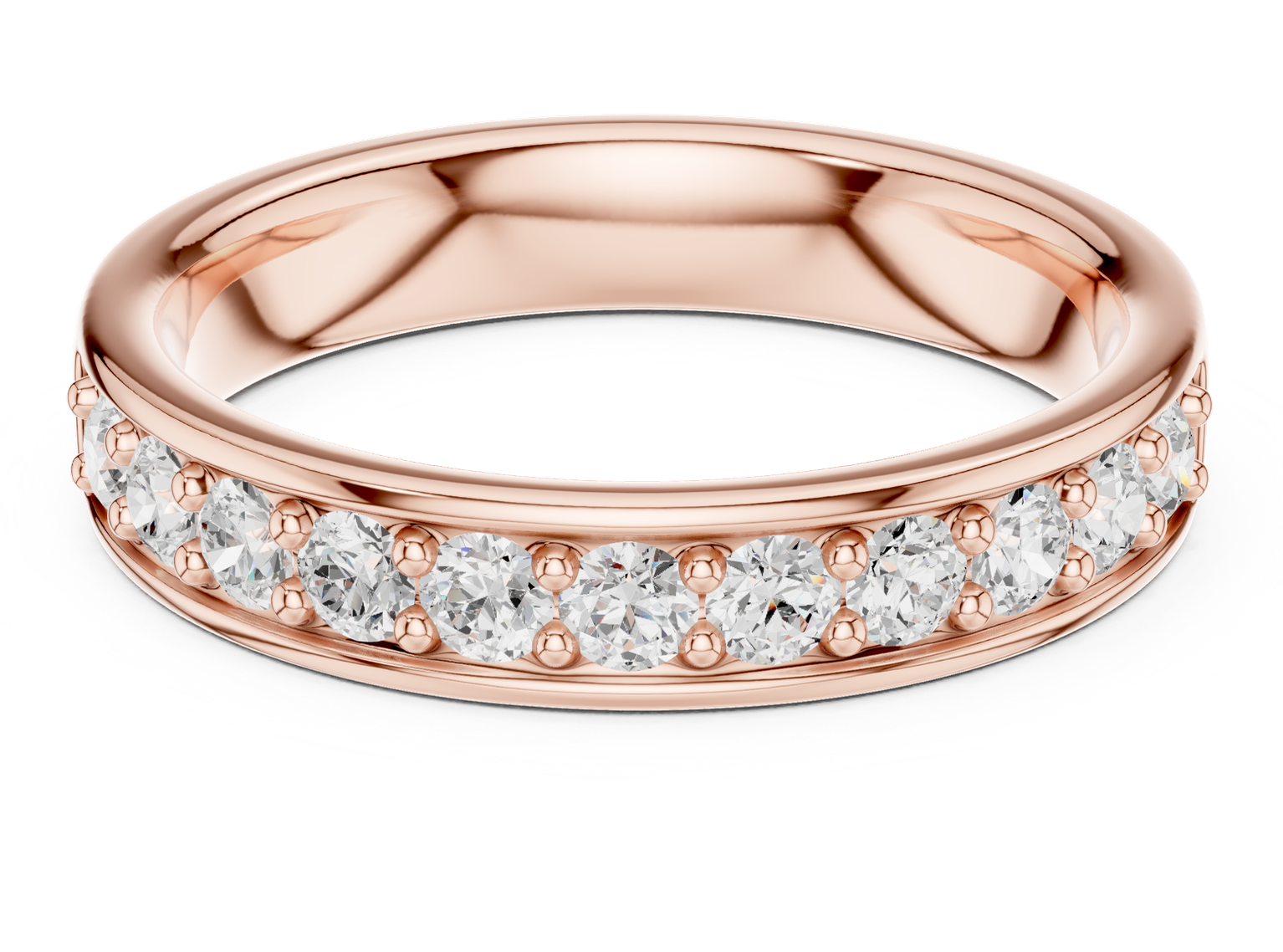 Rose Gold Diamond Eternity Ring
